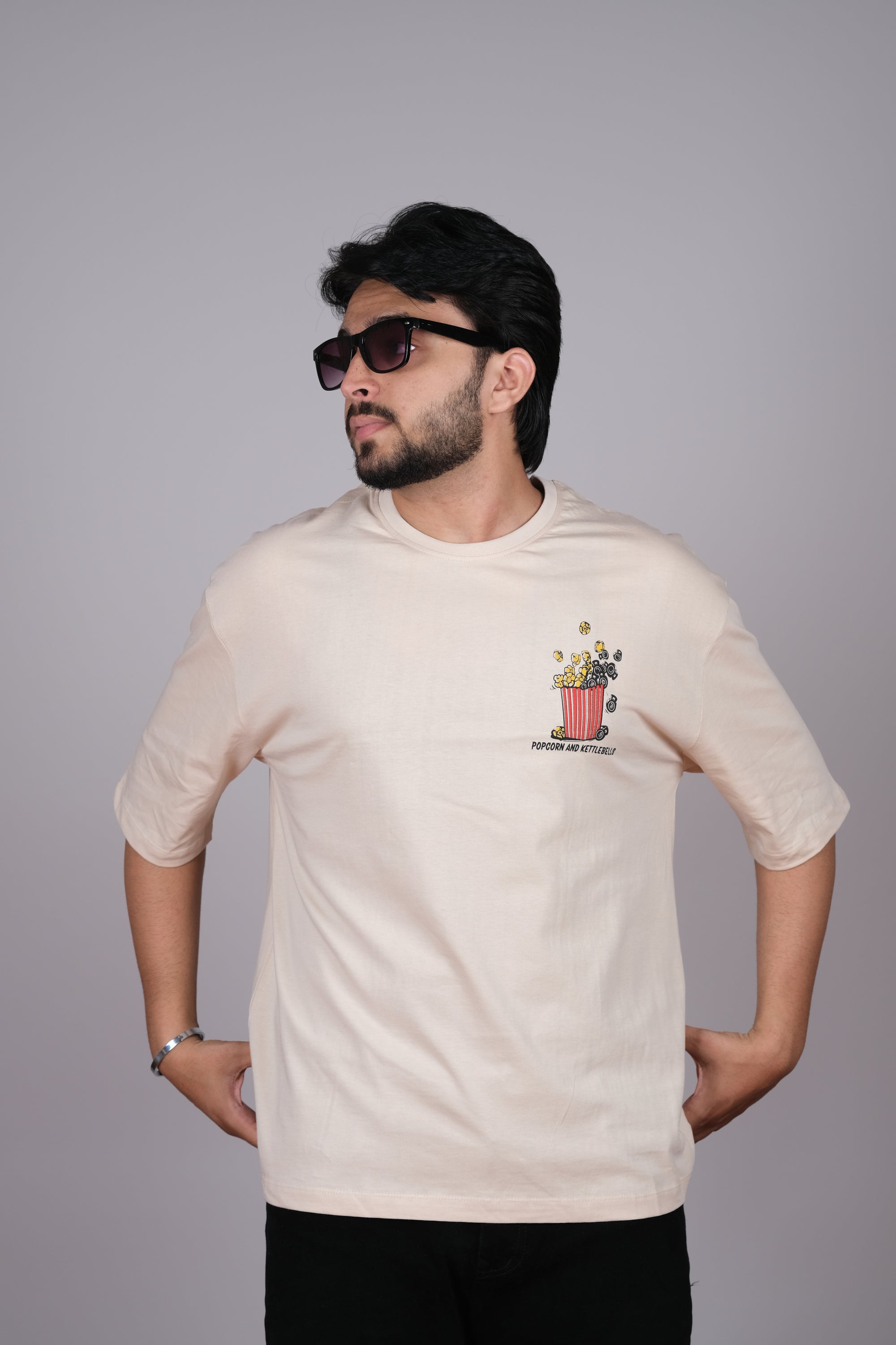 Cream White Oversized T-Shirt