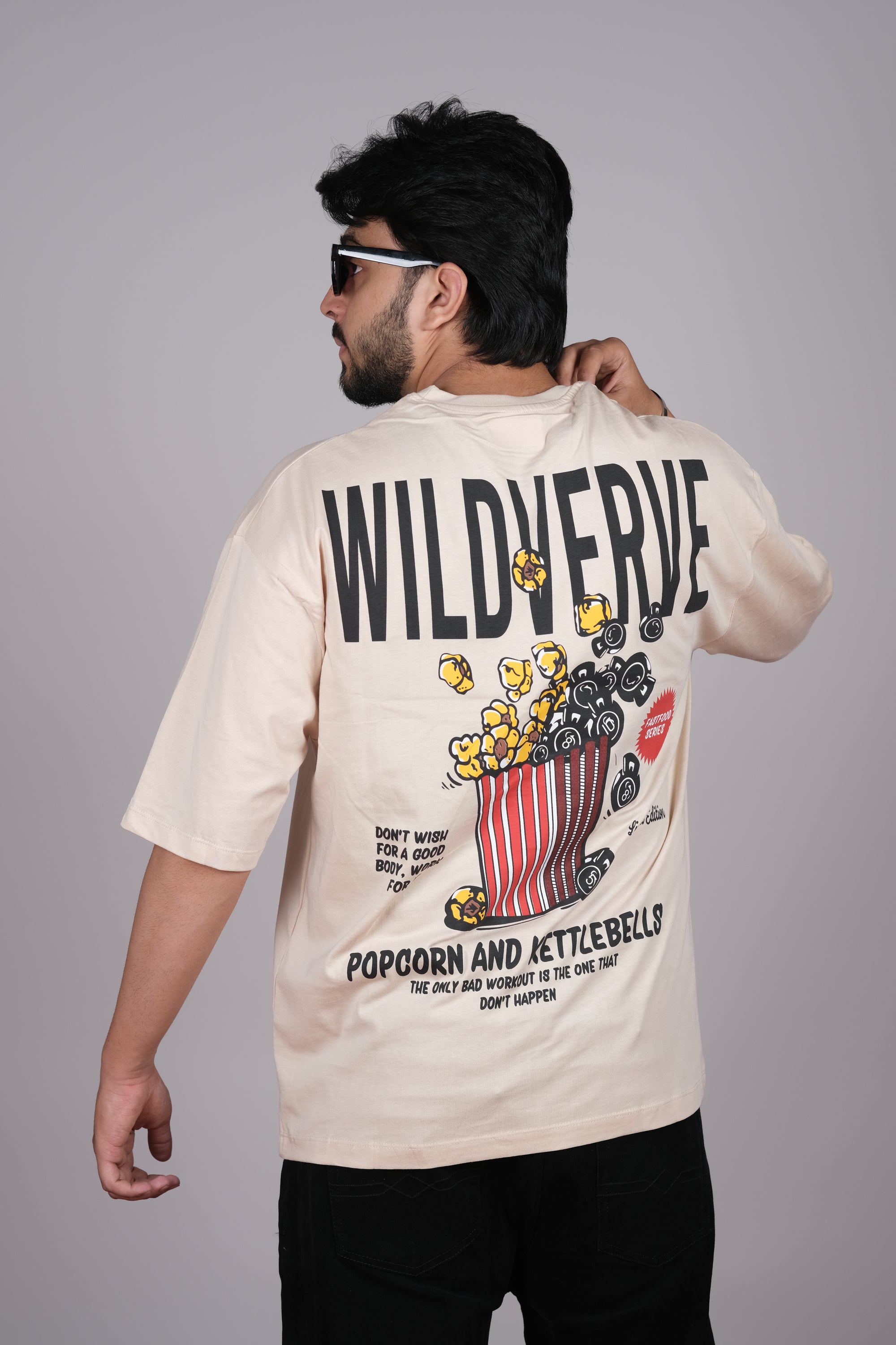 Cream White Oversized T-Shirt