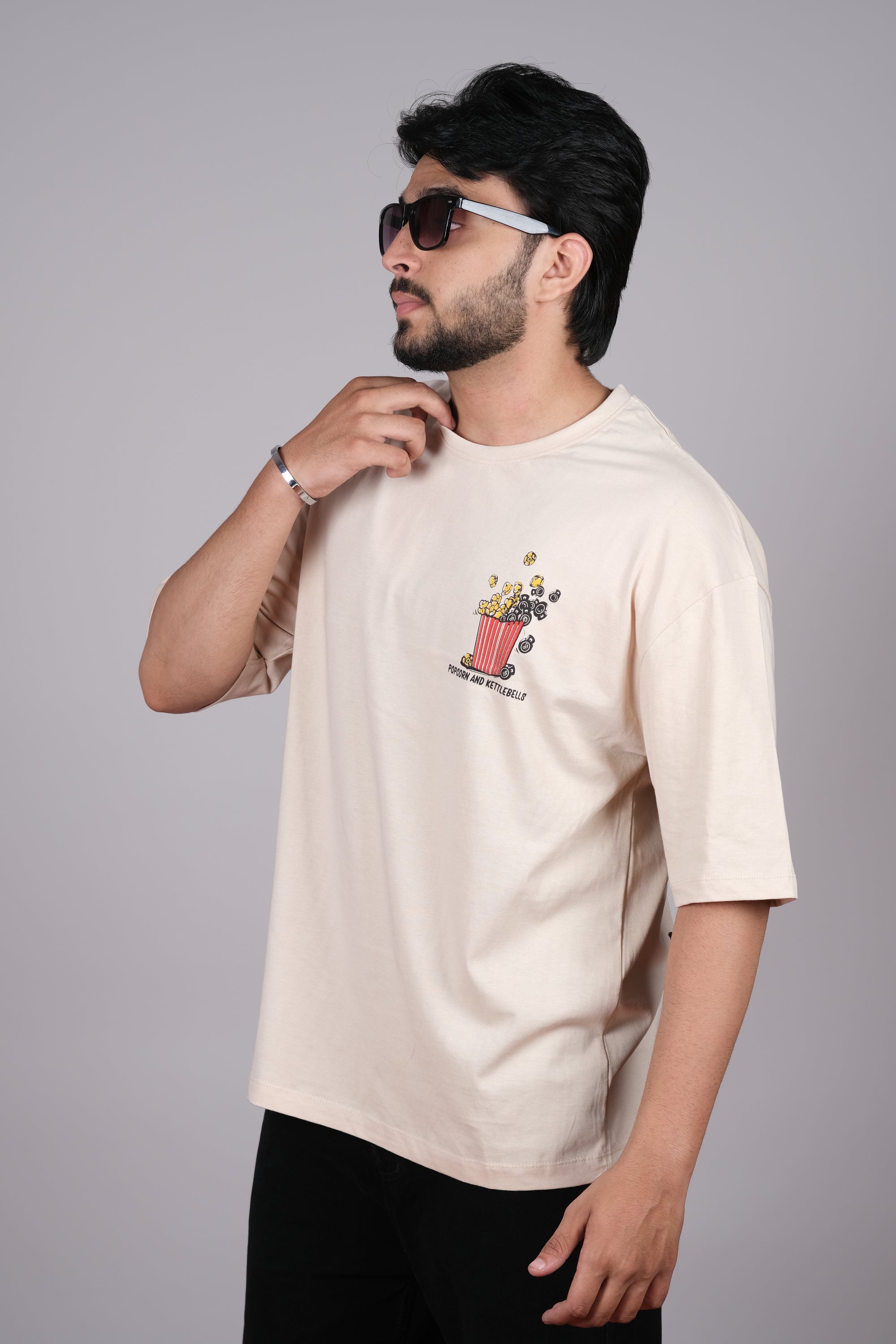 Cream White Oversized T-Shirt