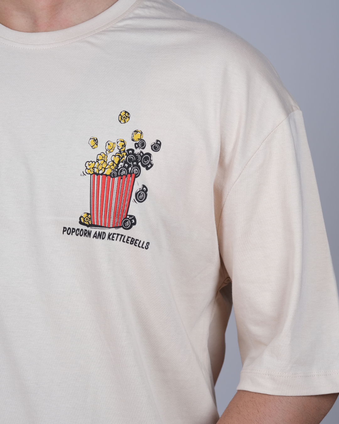 Cream White Oversized T-Shirt