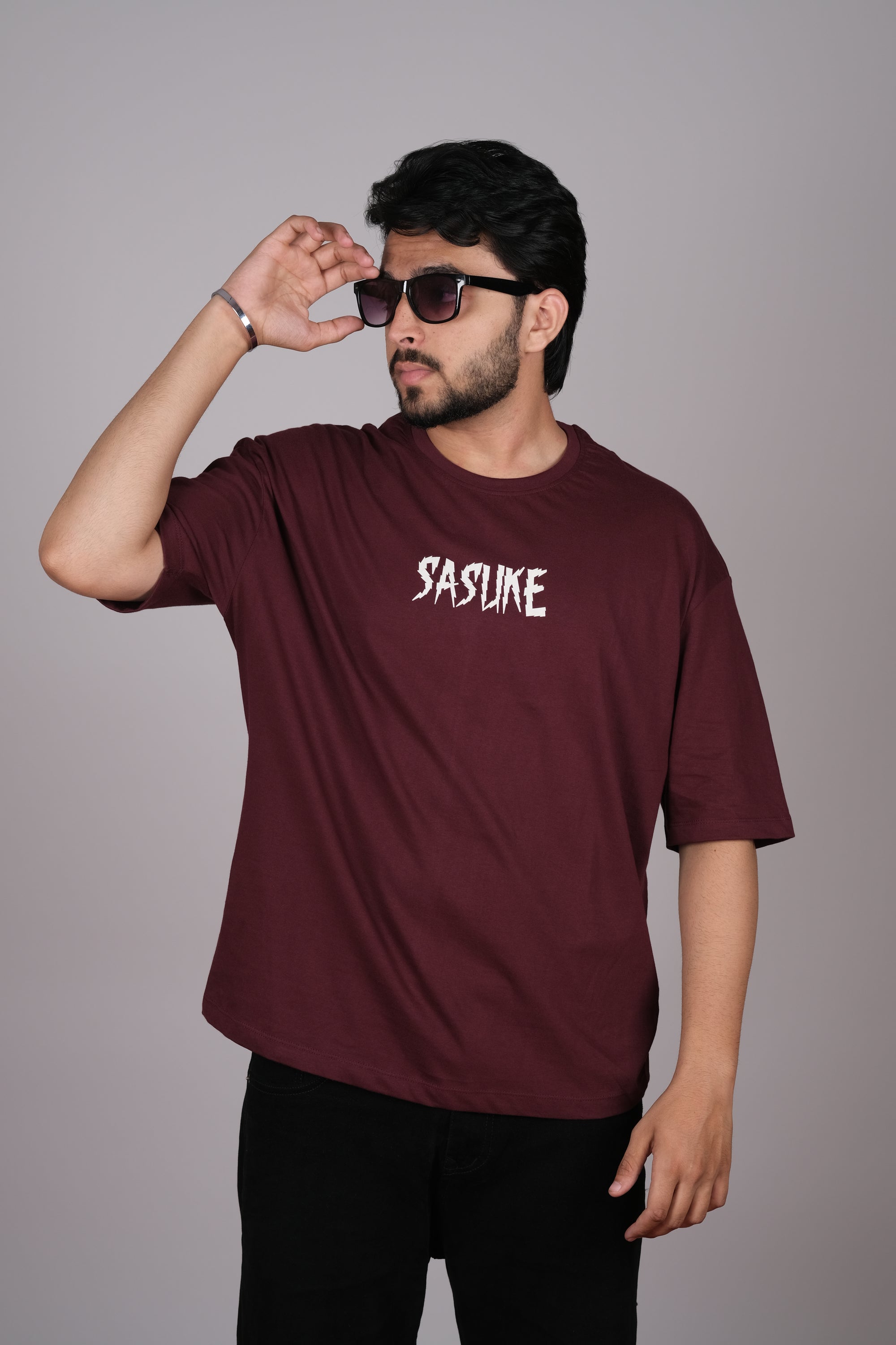 Maroon Oversized T-Shirt