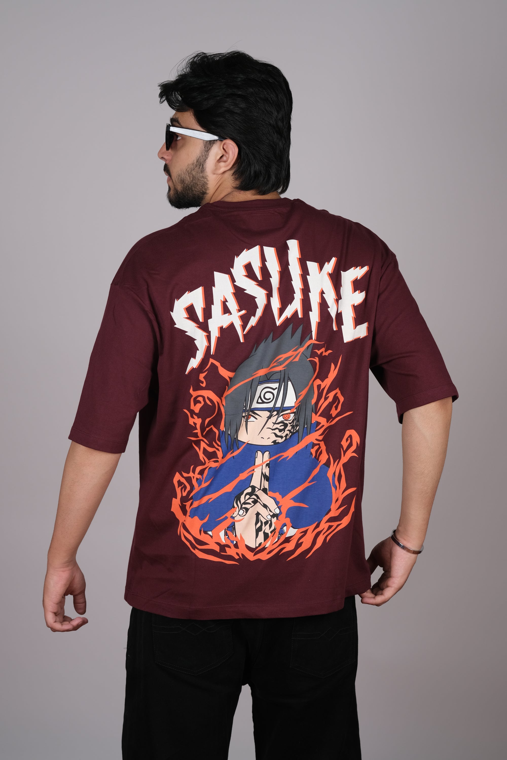 Maroon Oversized T-Shirt