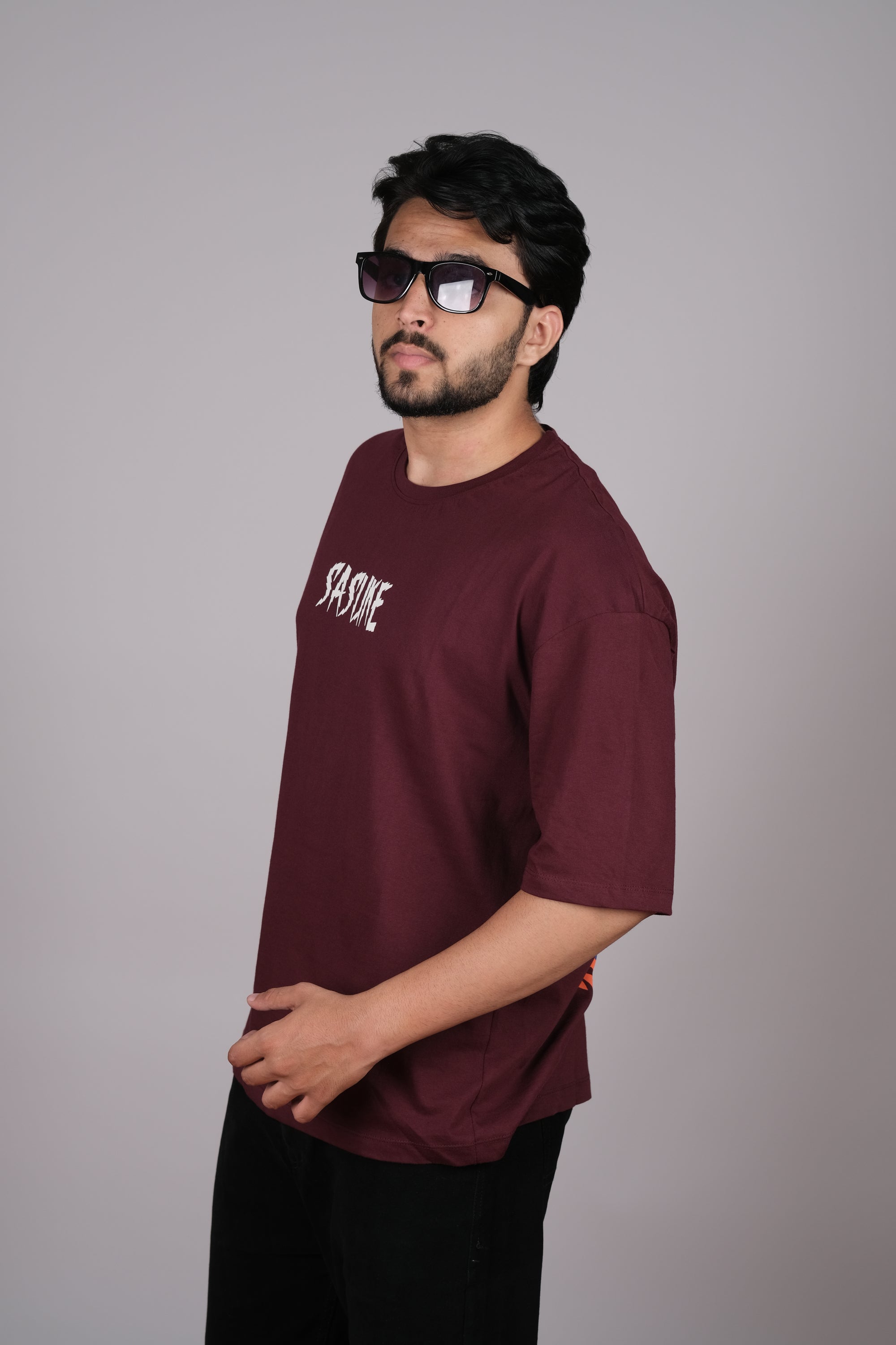 Maroon Oversized T-Shirt