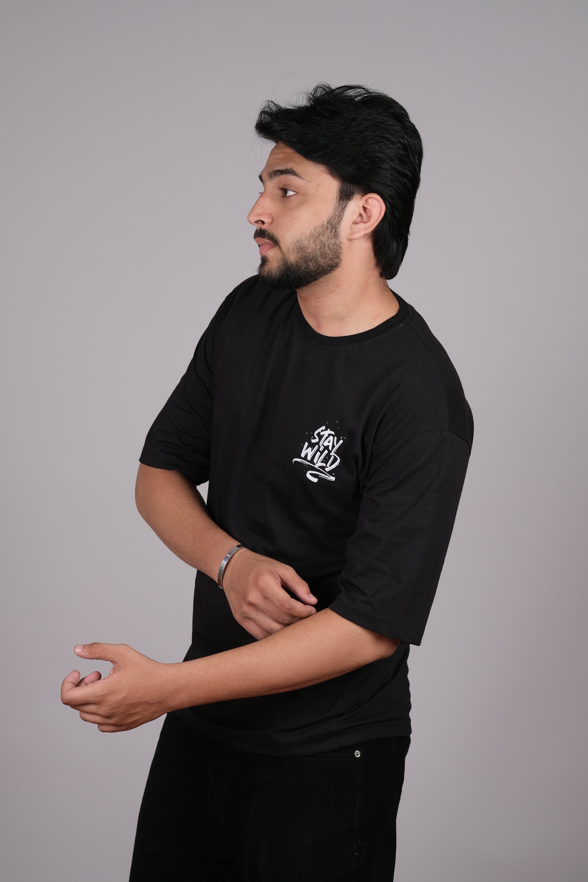 Black Oversized T-Shirt