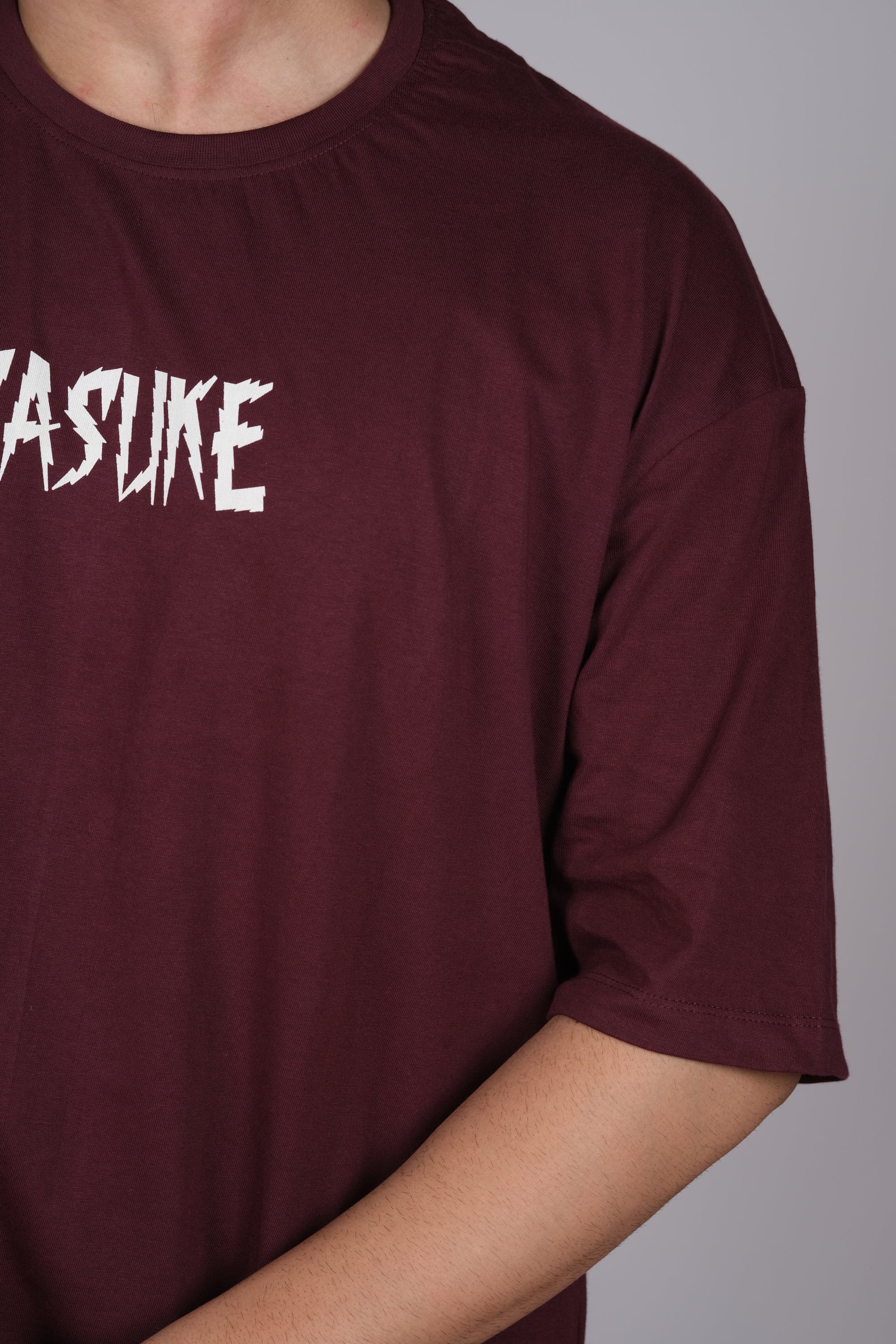Maroon Oversized T-Shirt