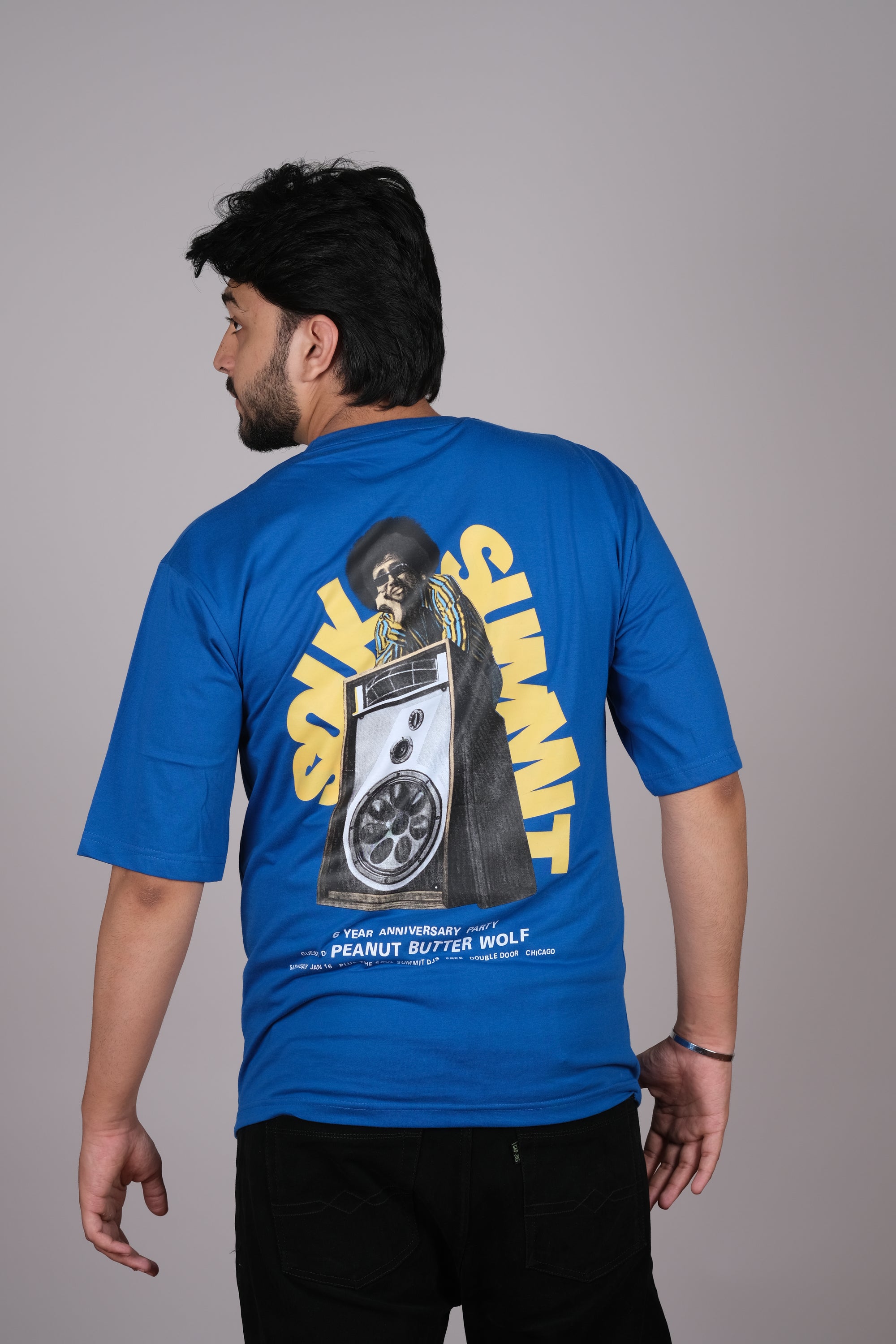 Blue Oversized T-Shirt