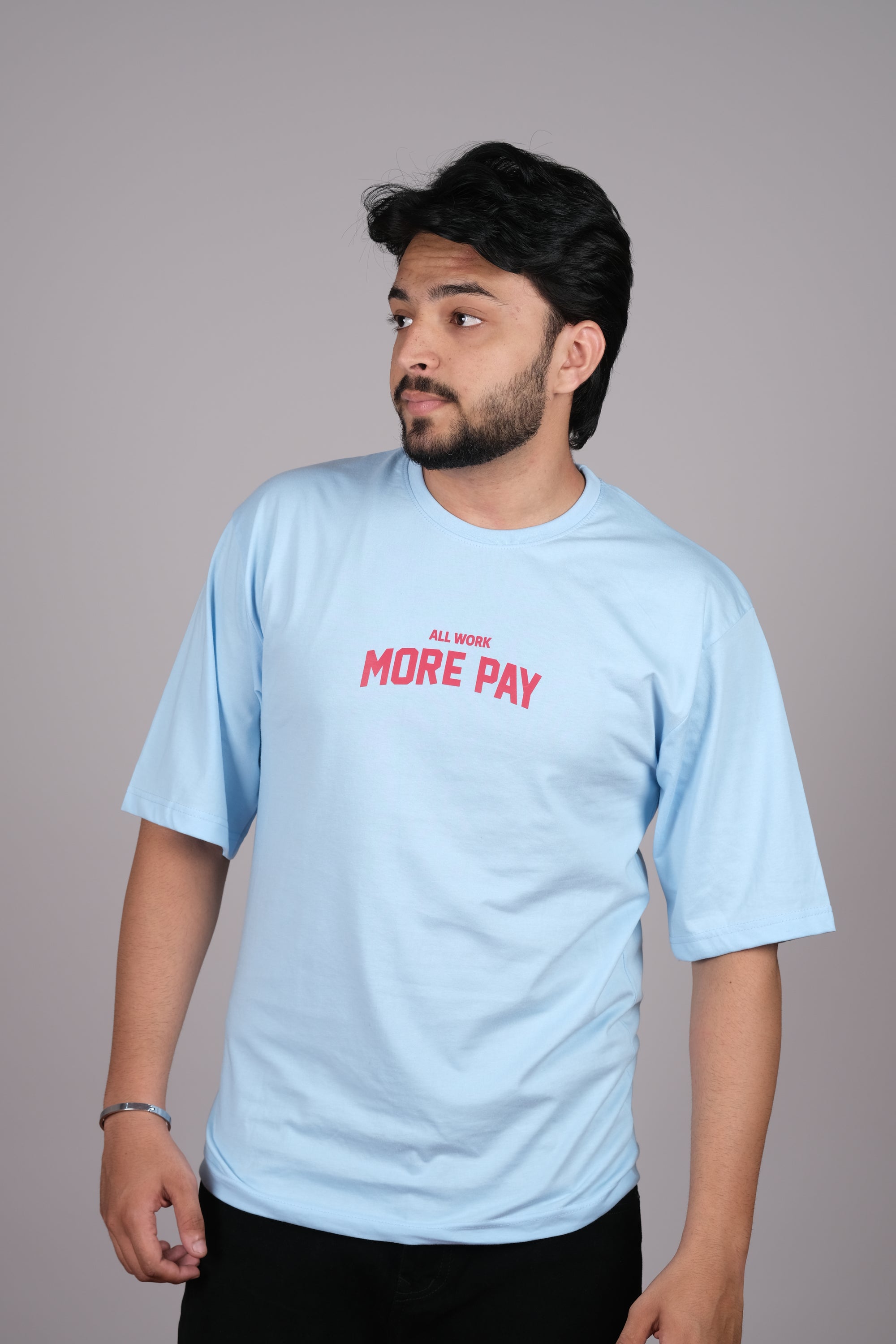 Light Blue Oversized T-Shirt