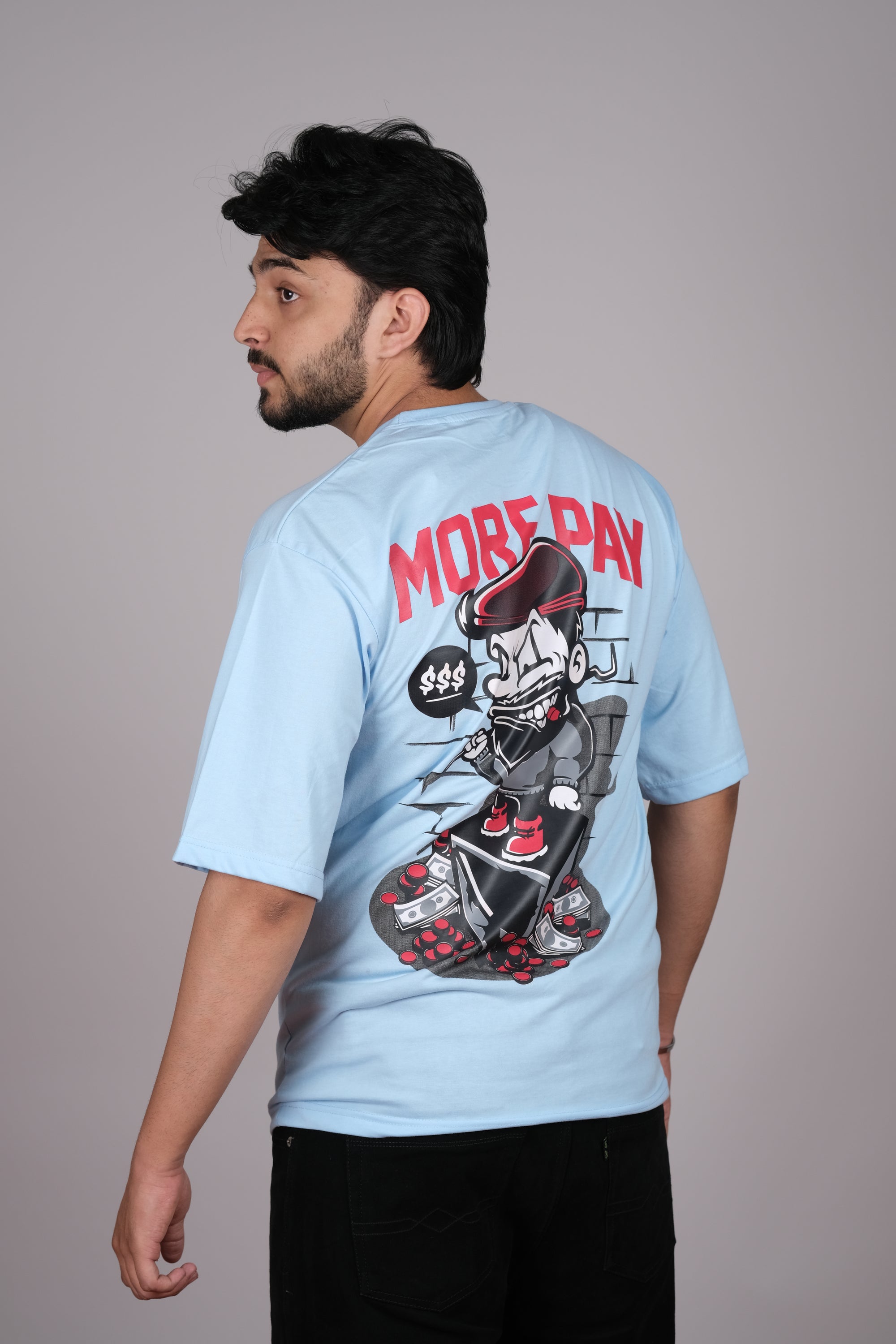 Light Blue Oversized T-Shirt