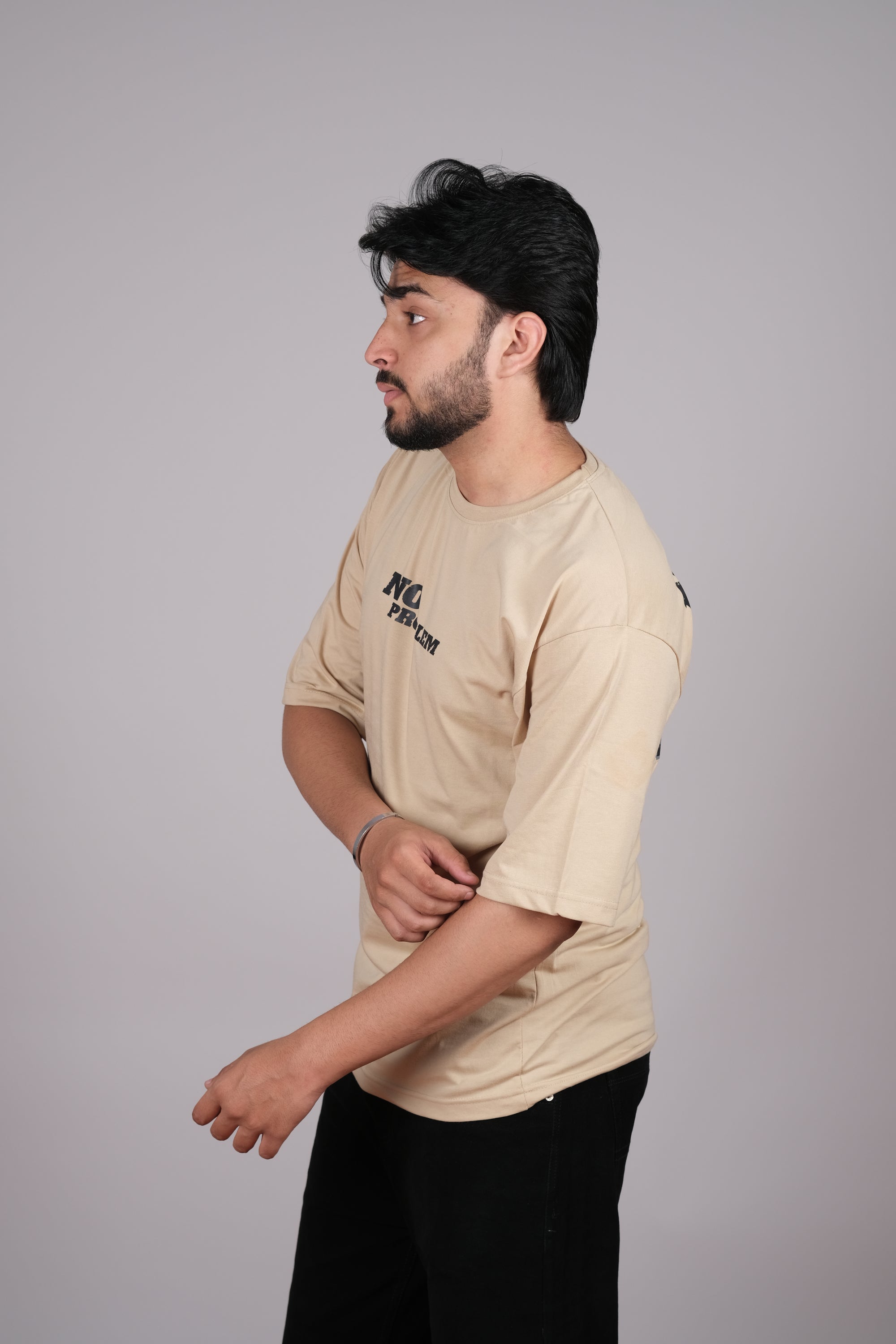 Beige Oversized T-Shirt