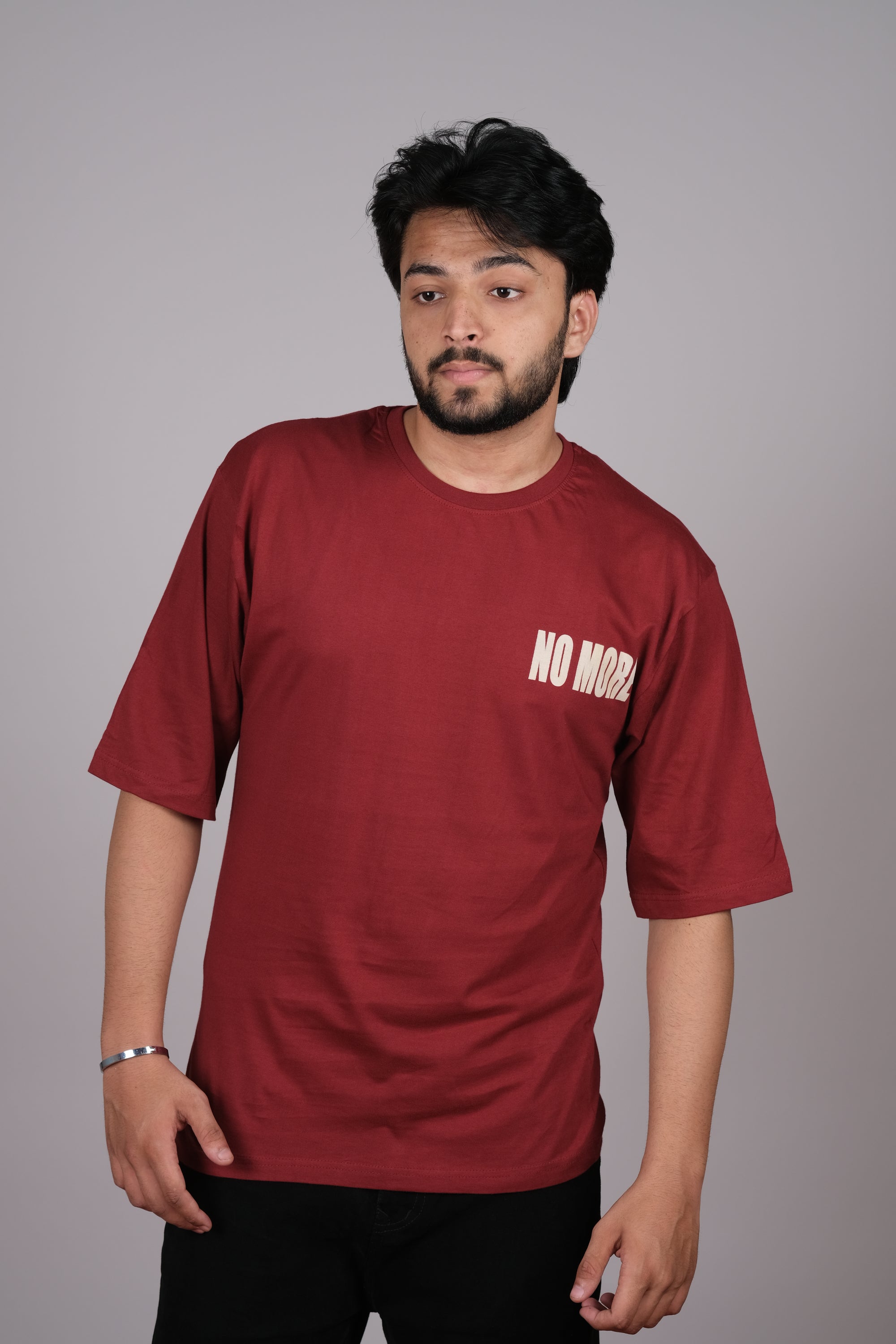 Maroon Oversized T-Shirt