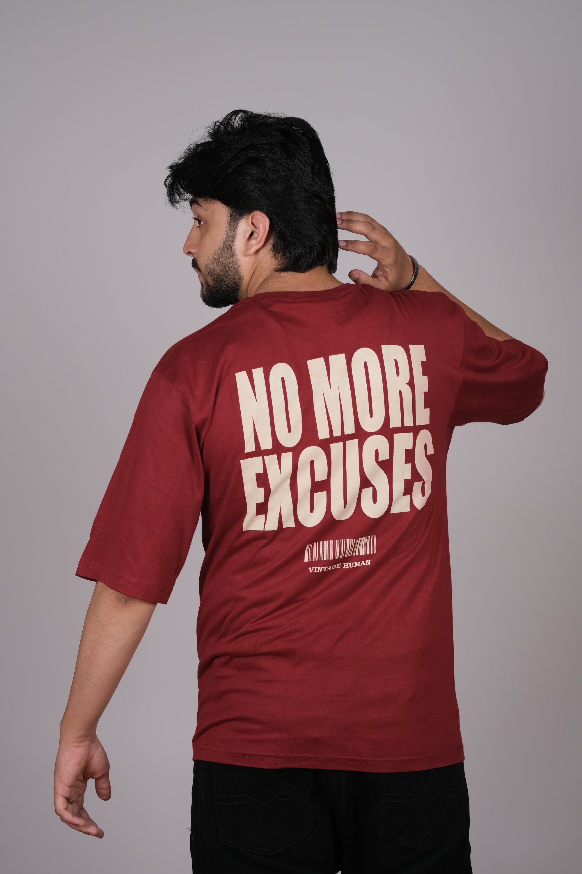 Maroon Oversized T-Shirt