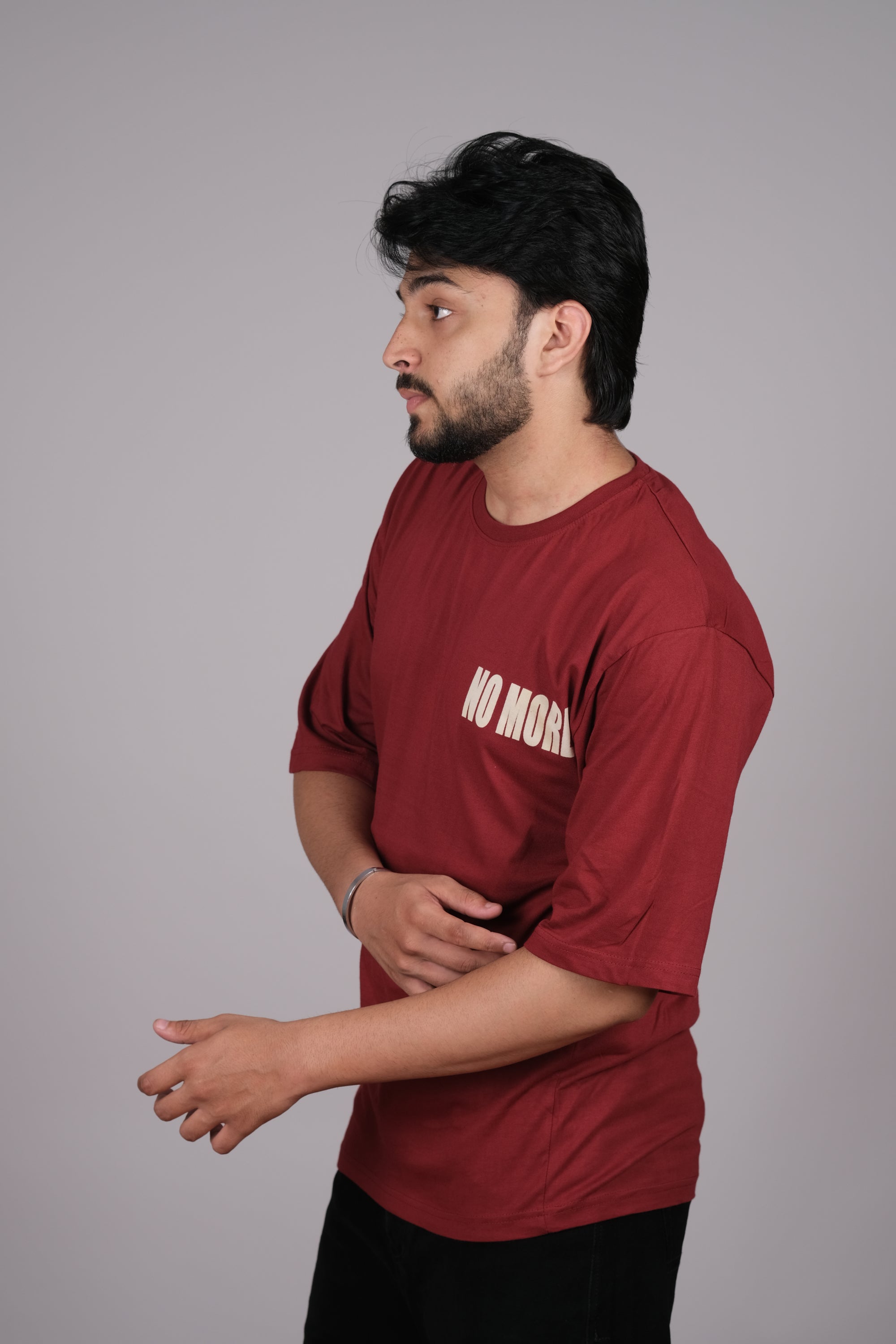 Maroon Oversized T-Shirt
