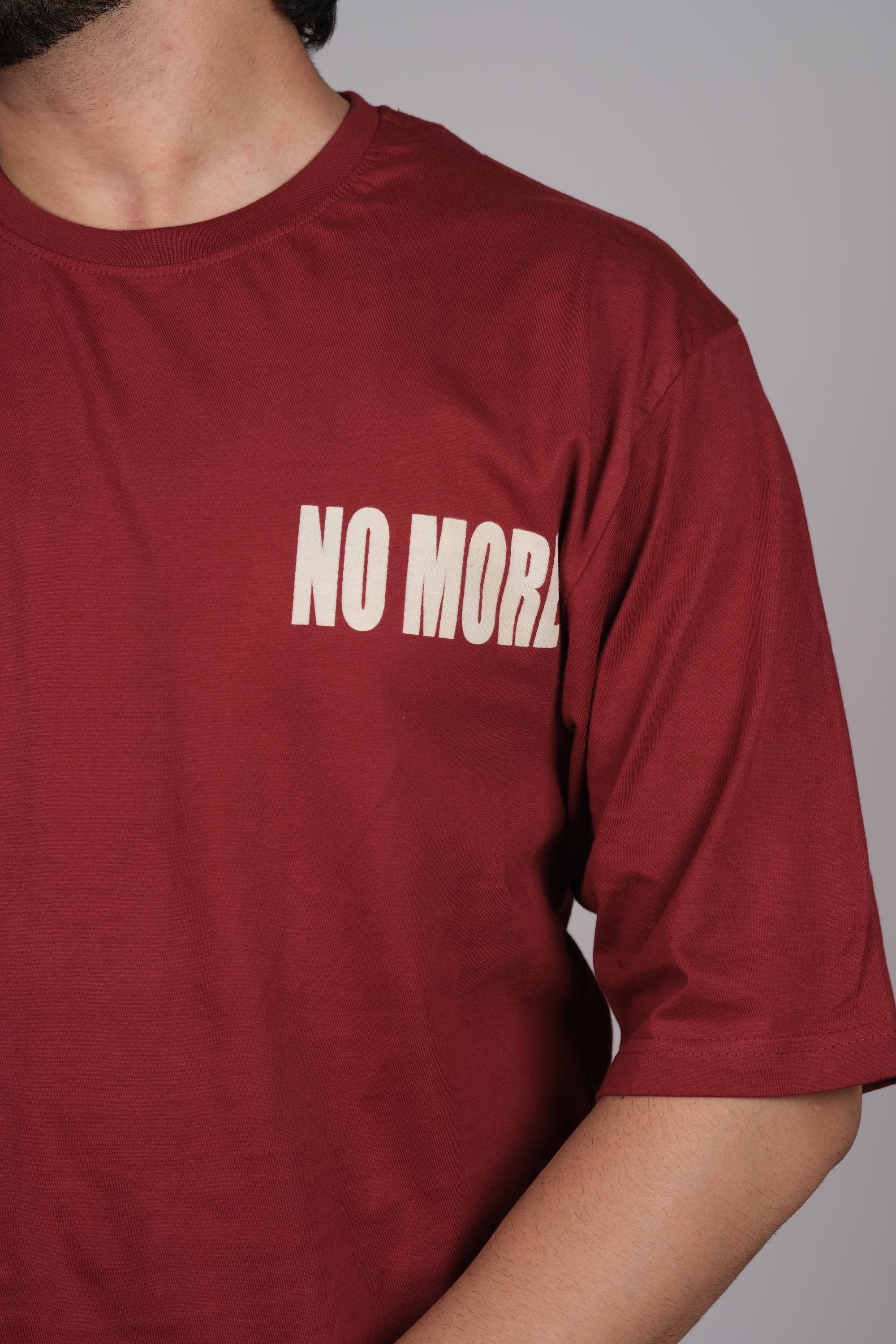 Maroon Oversized T-Shirt