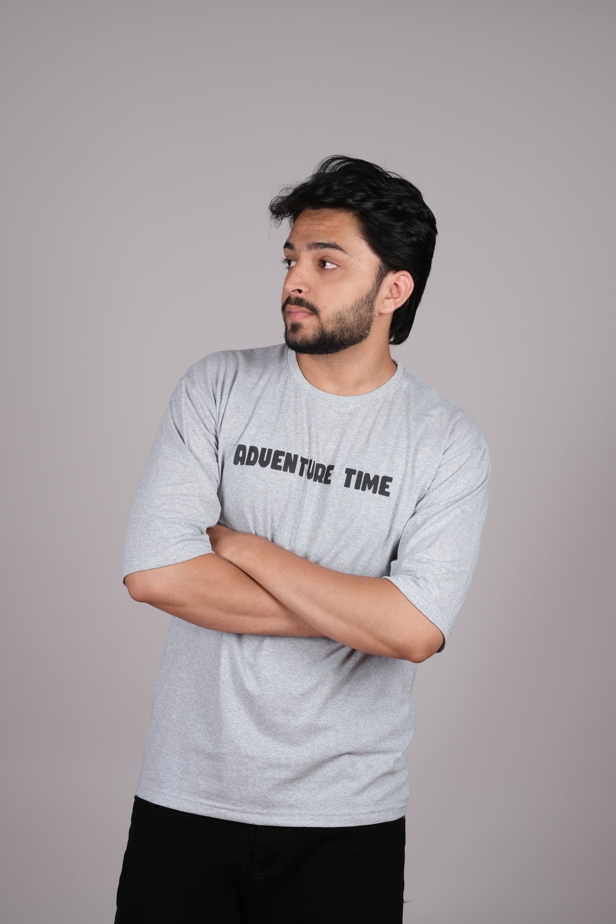 Gray Oversized T-Shirt