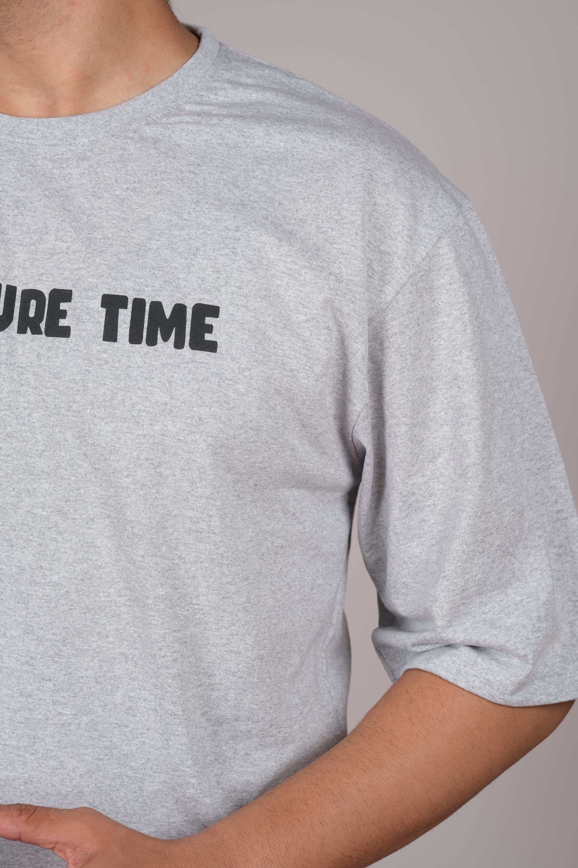 Gray Oversized T-Shirt