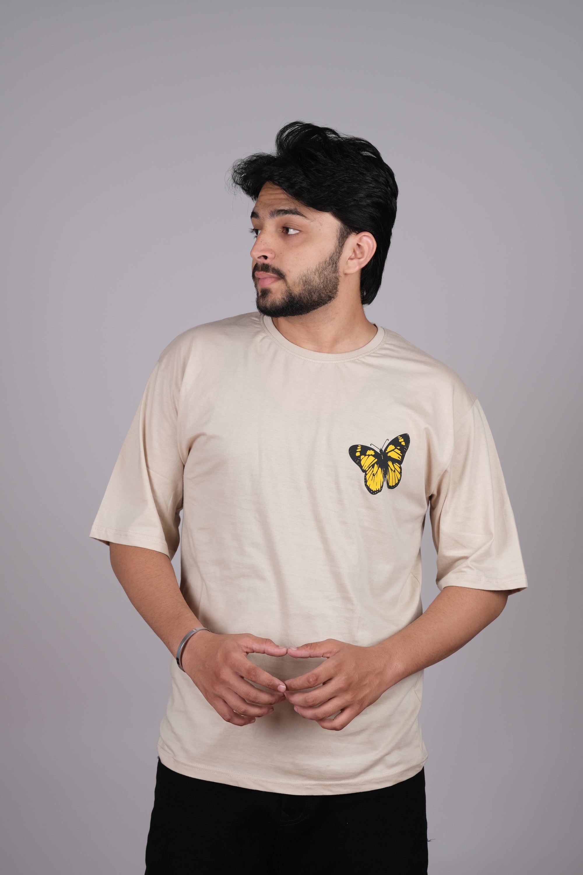 Cream Oversized T-Shirt