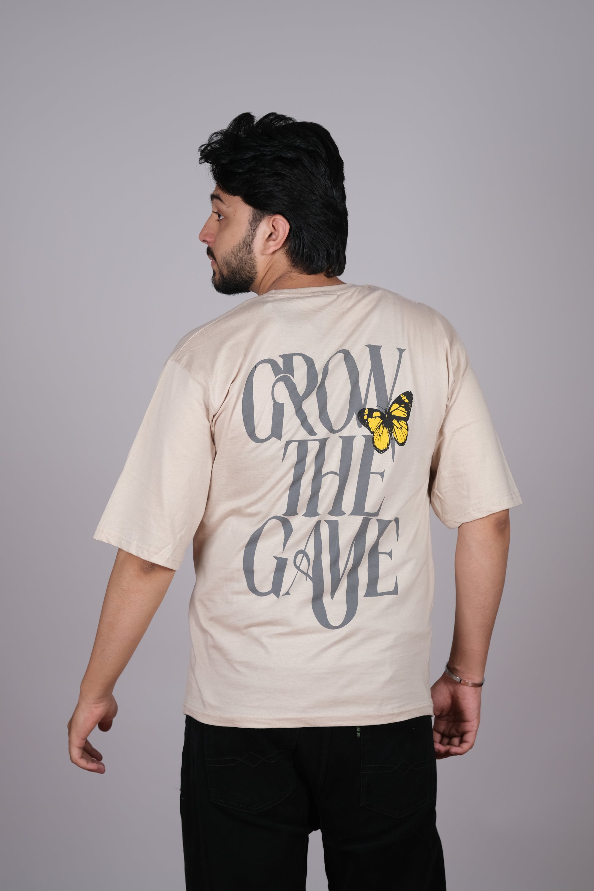 Cream Oversized T-Shirt
