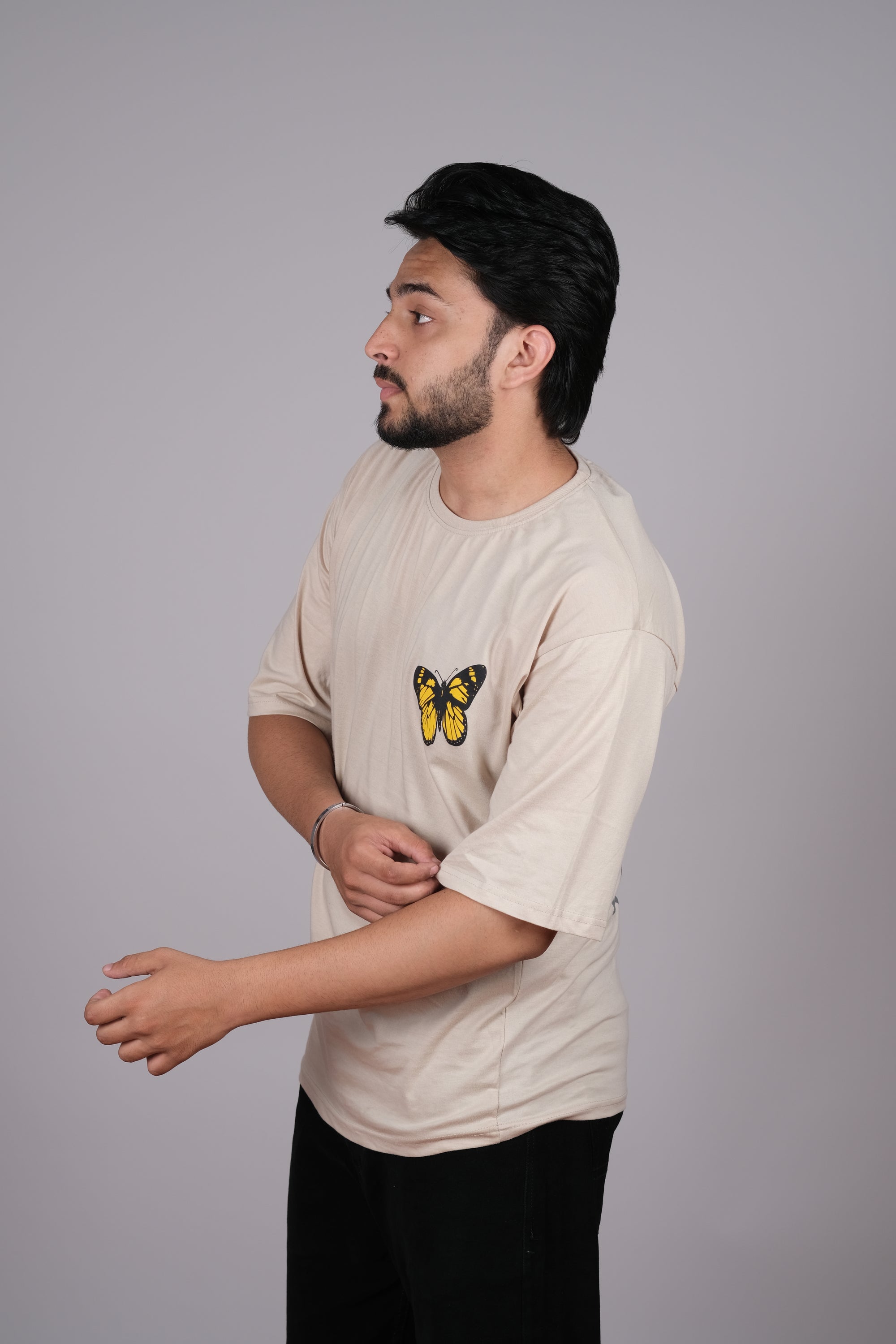 Cream Oversized T-Shirt