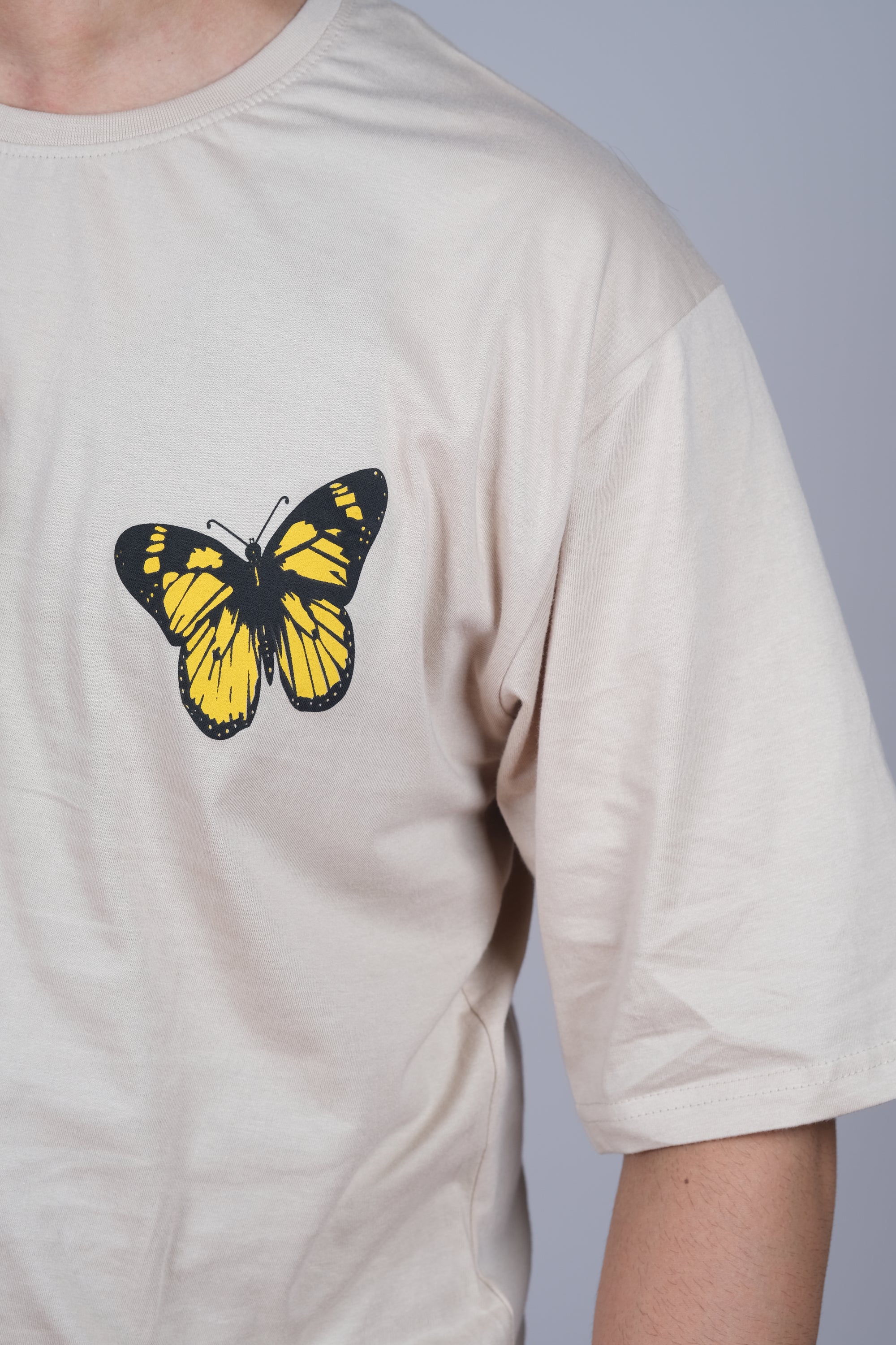 Cream Oversized T-Shirt