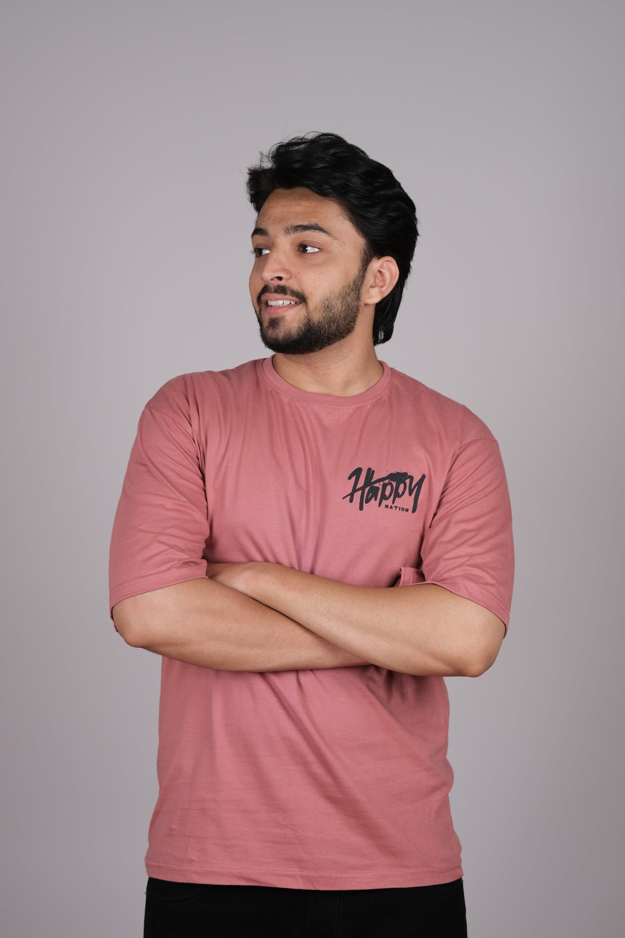 Onion Pink Oversized T-Shirt