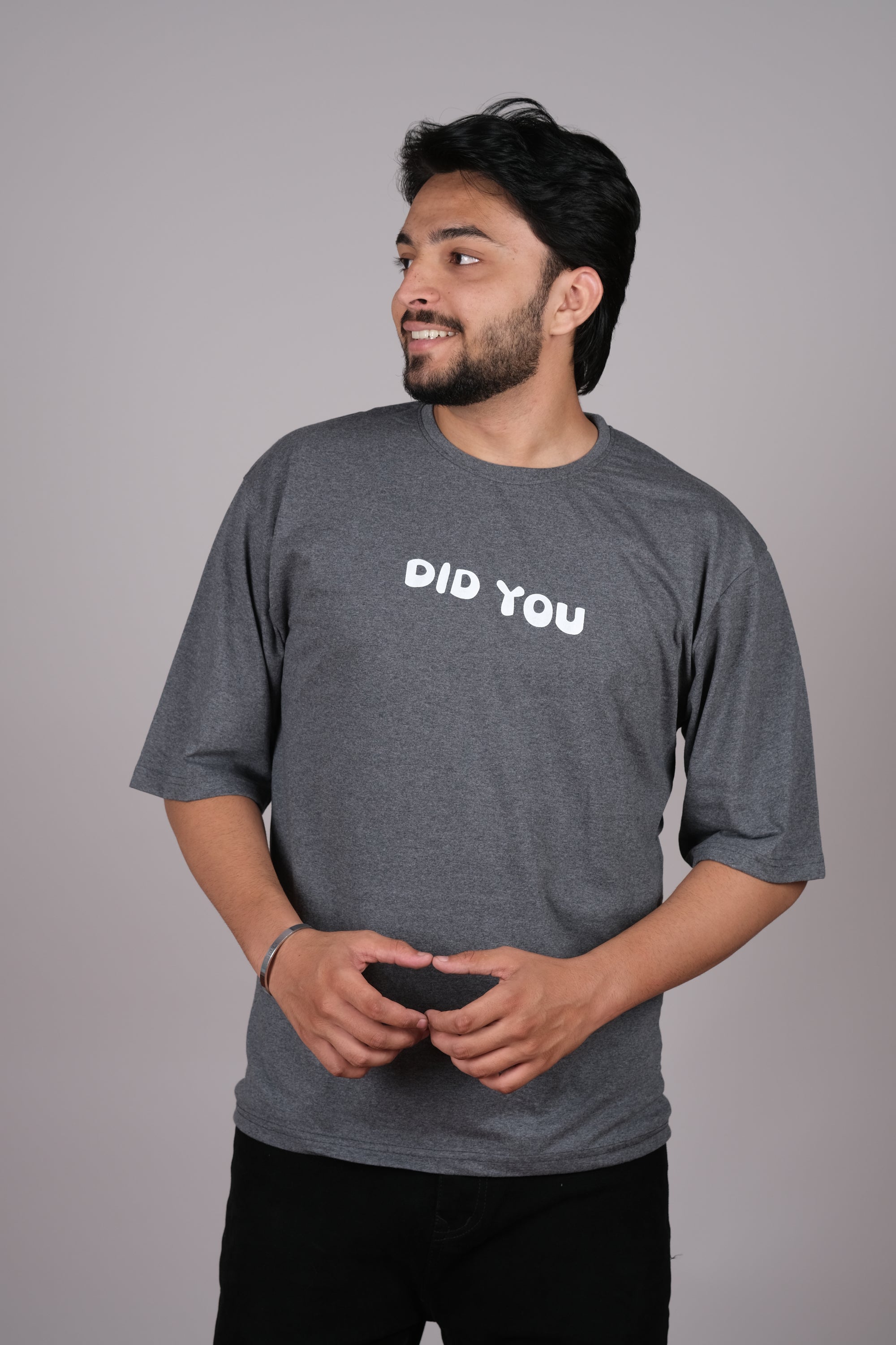 Dark Grey Oversized T-Shirt