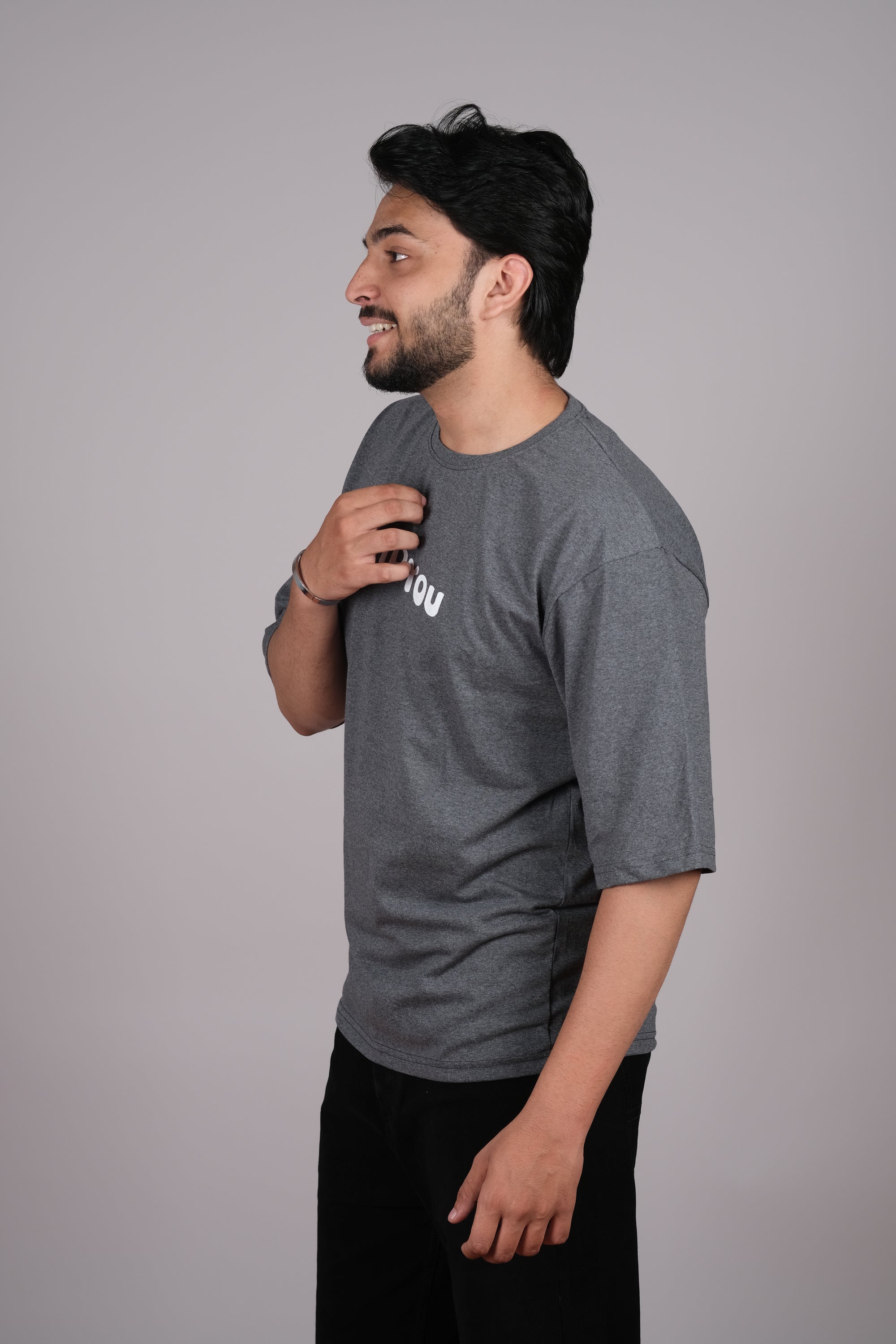 Dark Grey Oversized T-Shirt