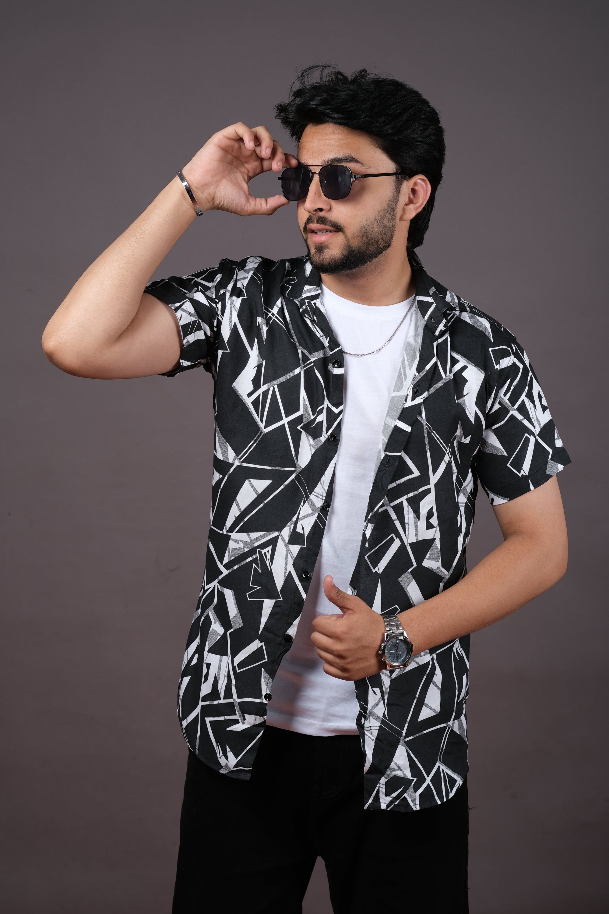 Floral Print Casual Shirt for Men