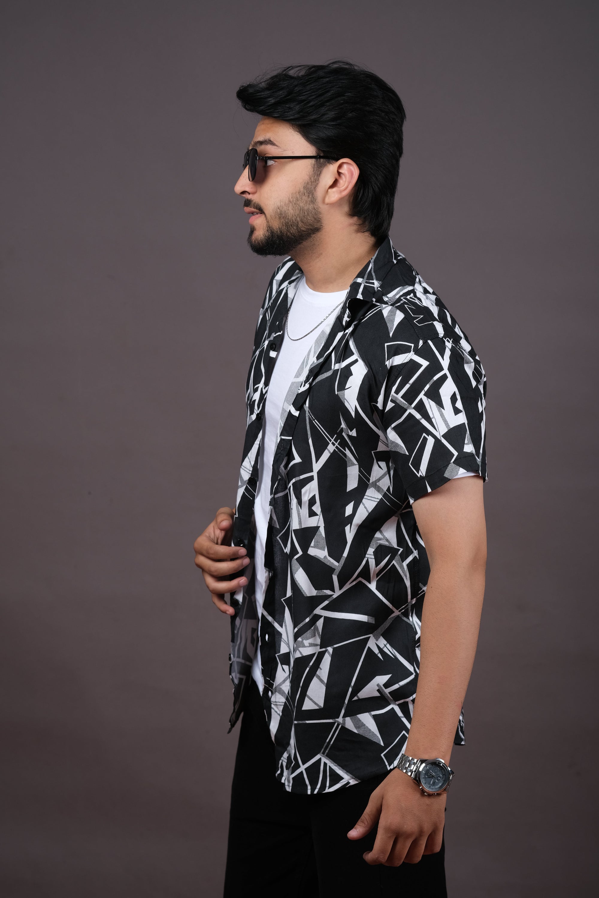Floral Print Casual Shirt for Men