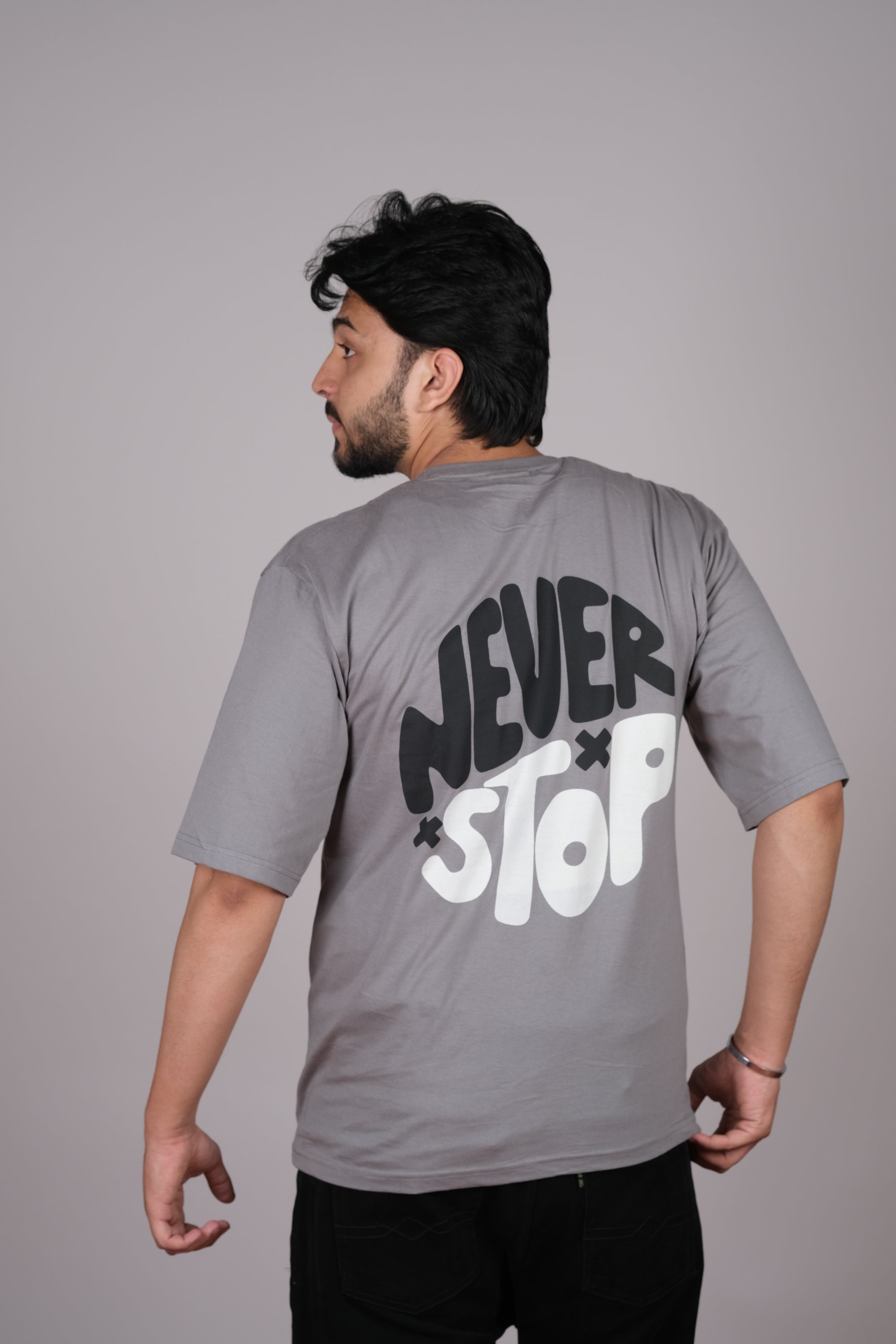 Gray Oversized T-Shirt