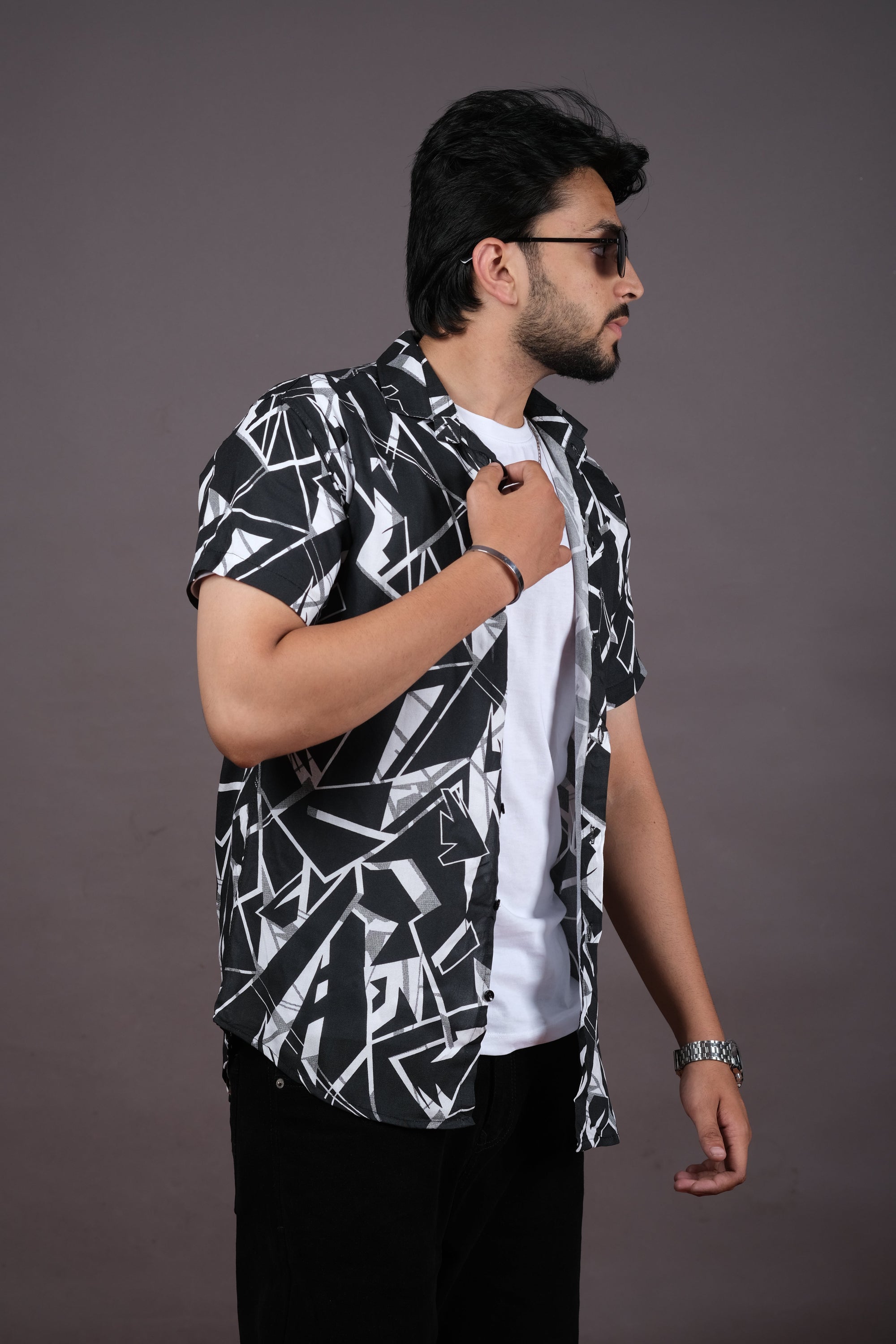 Floral Print Casual Shirt for Men