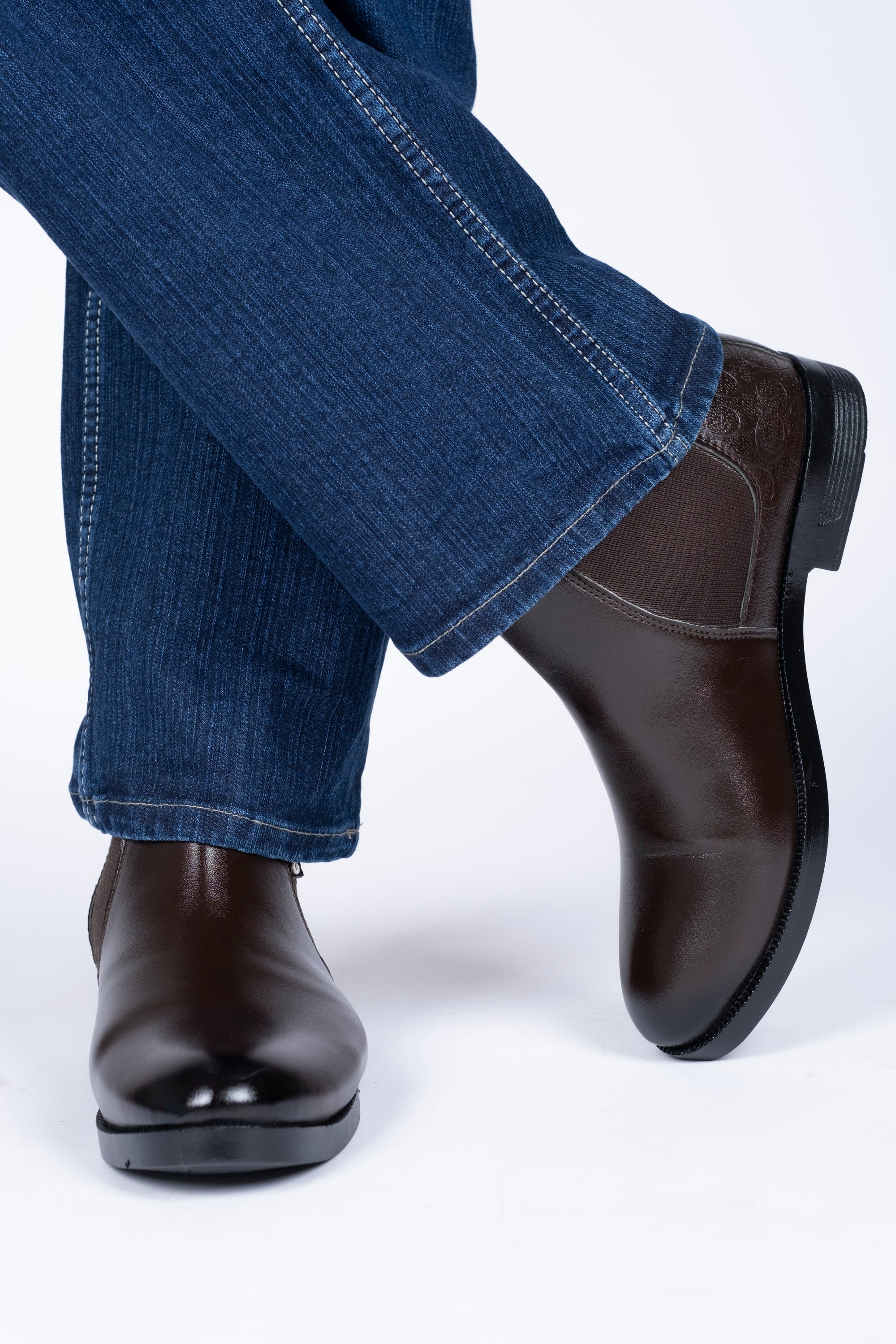 Classic Dark Brown leather Chelsea boot