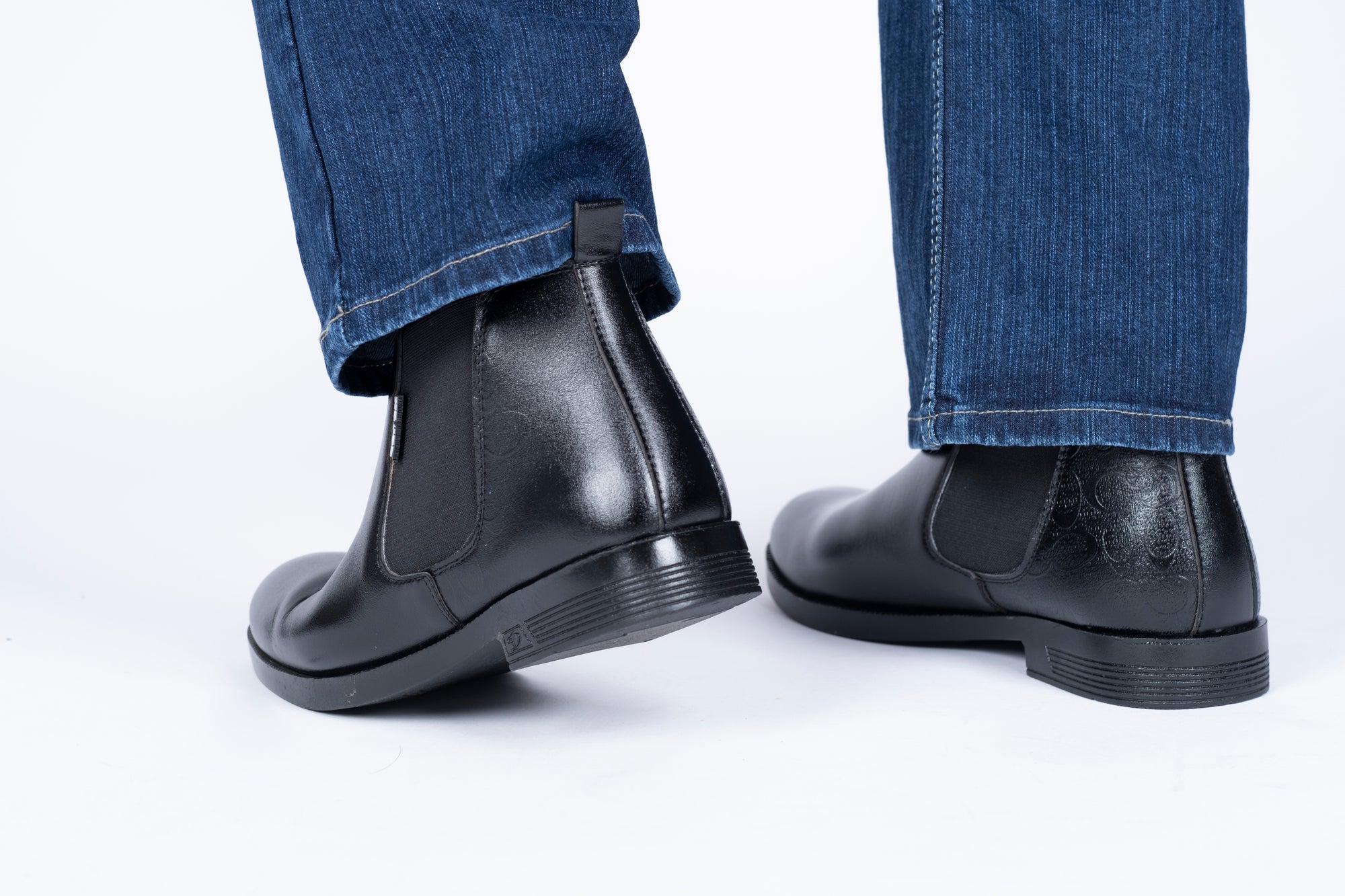 Classic Black Chelsea Leather Boots