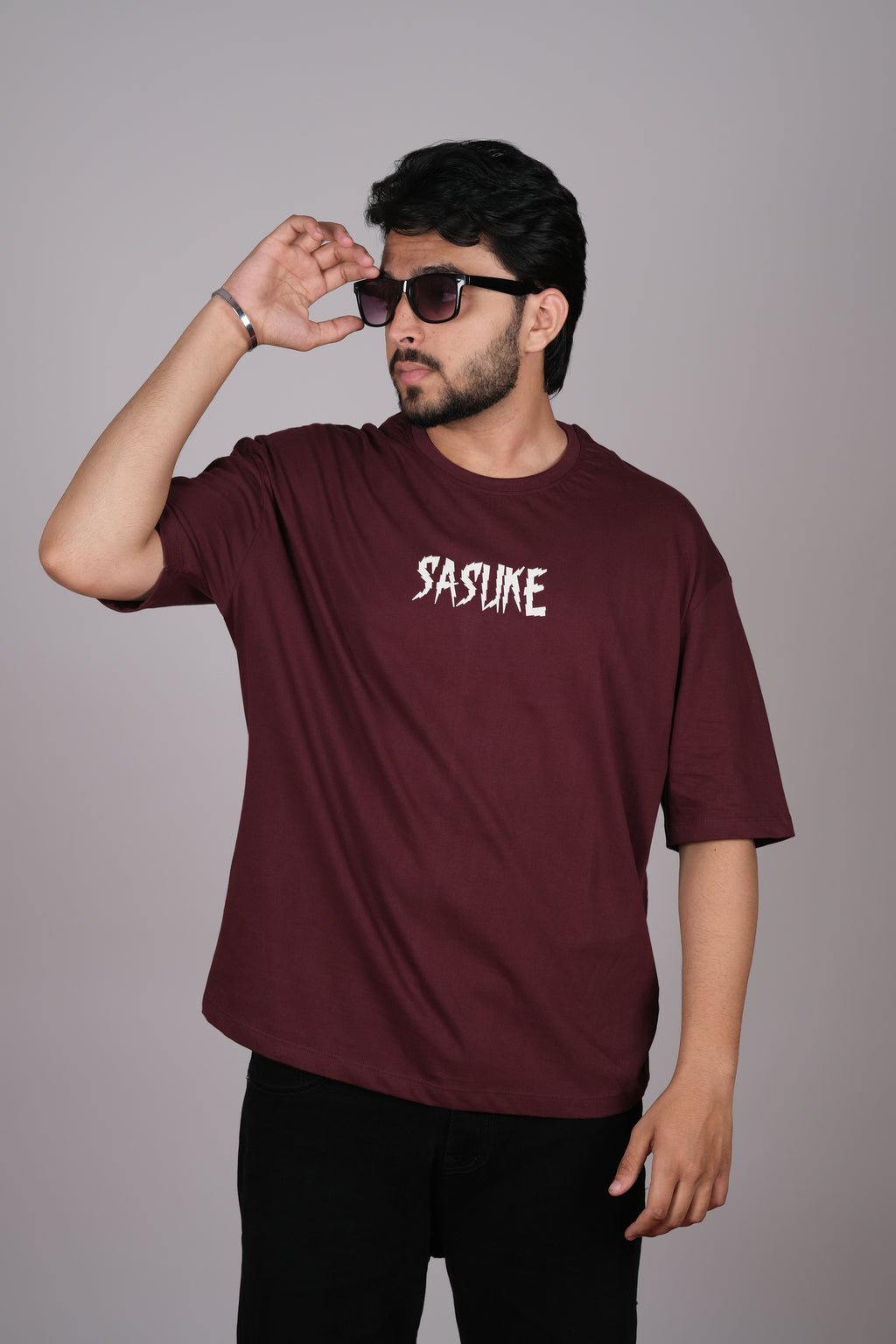 Maroon Oversized T-Shirt