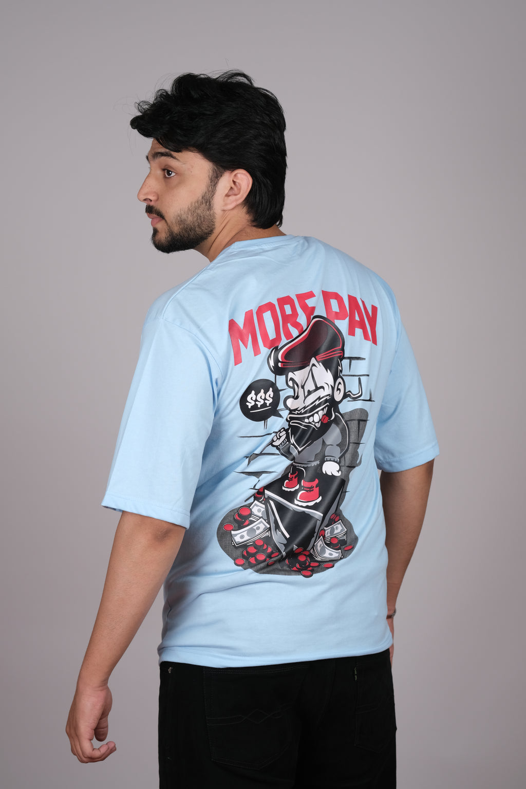 Light Blue Oversized T-Shirt