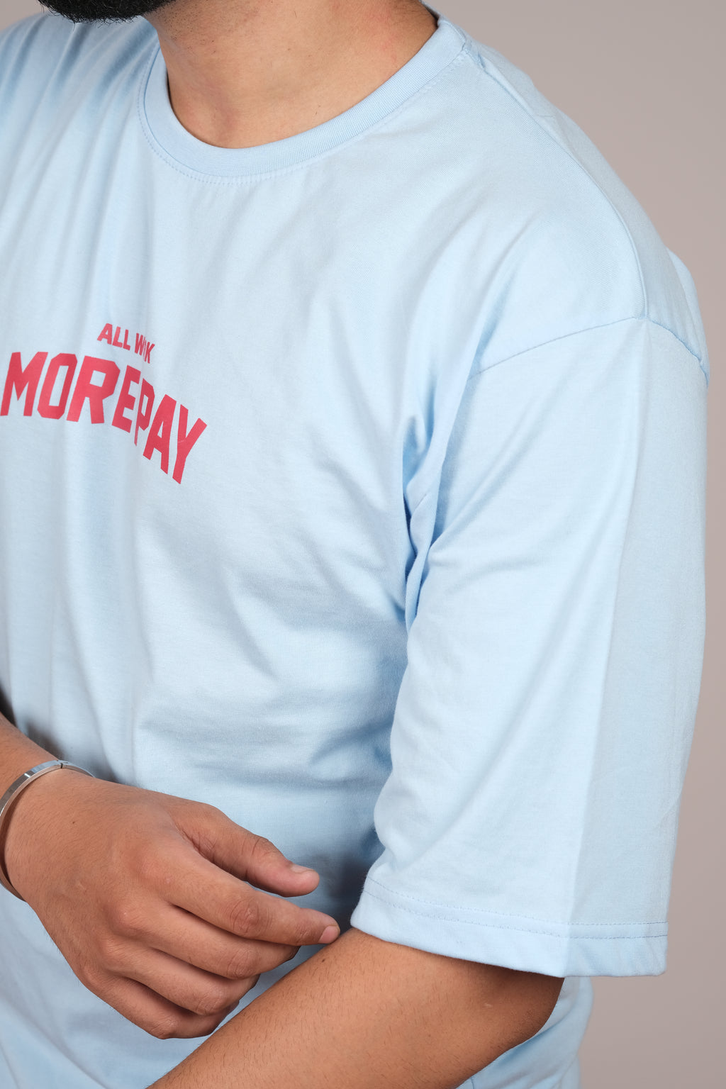 Light Blue Oversized T-Shirt