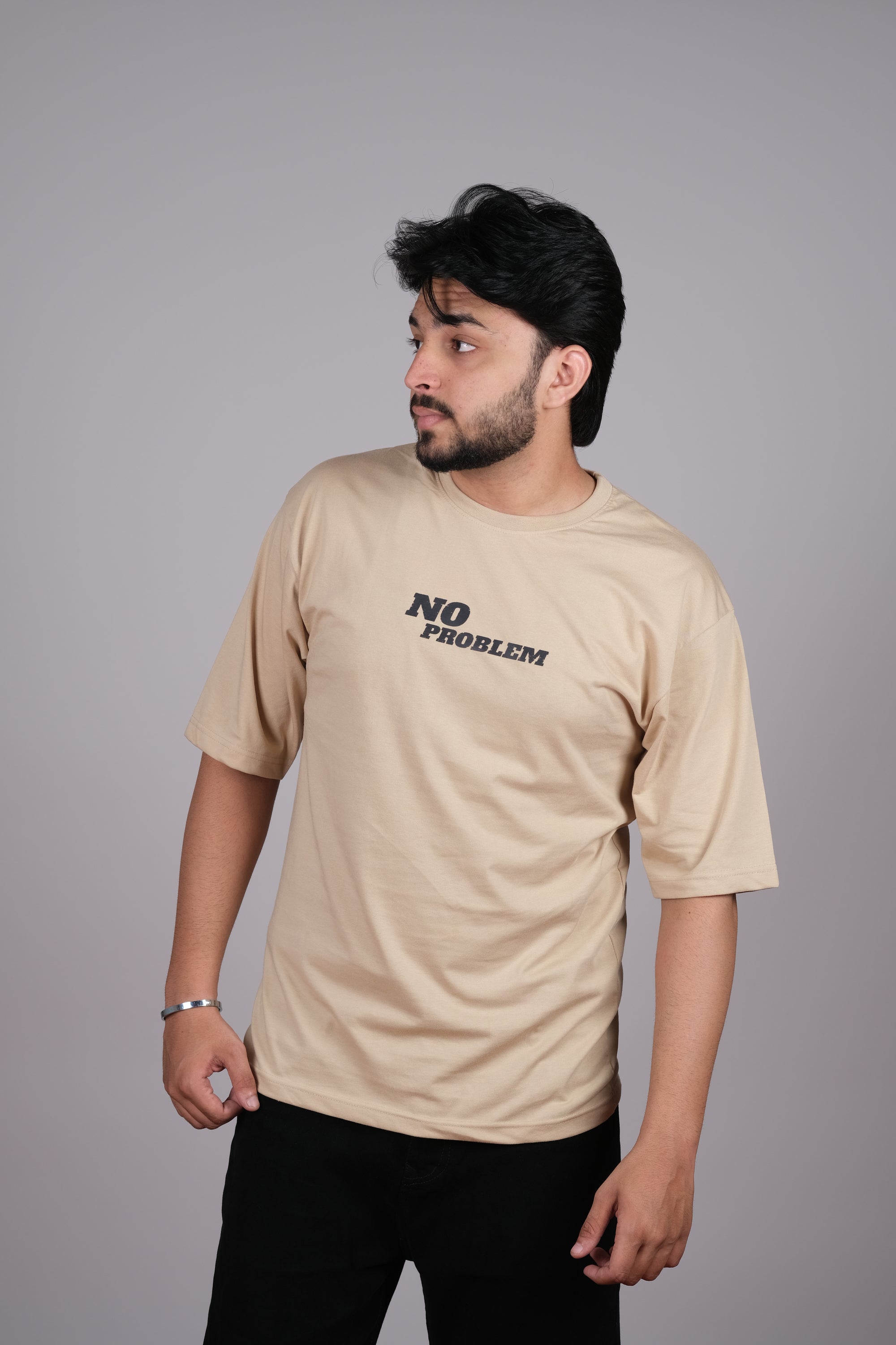 Beige Oversized T-Shirt