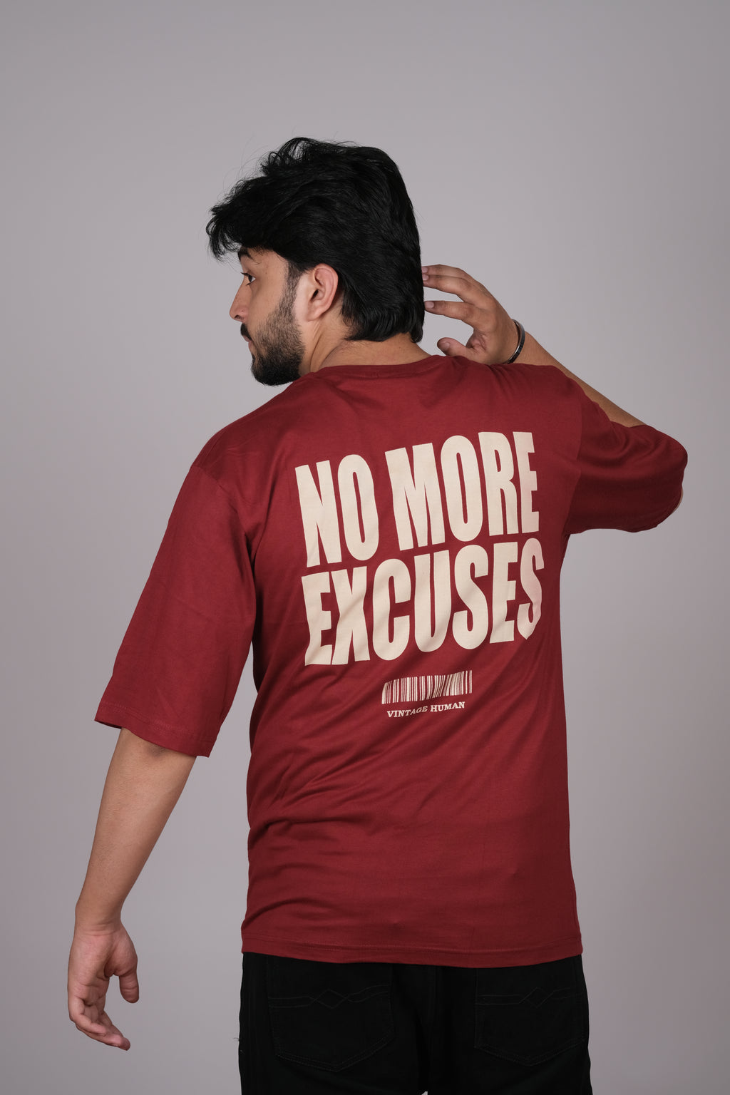 Maroon Oversized T-Shirt