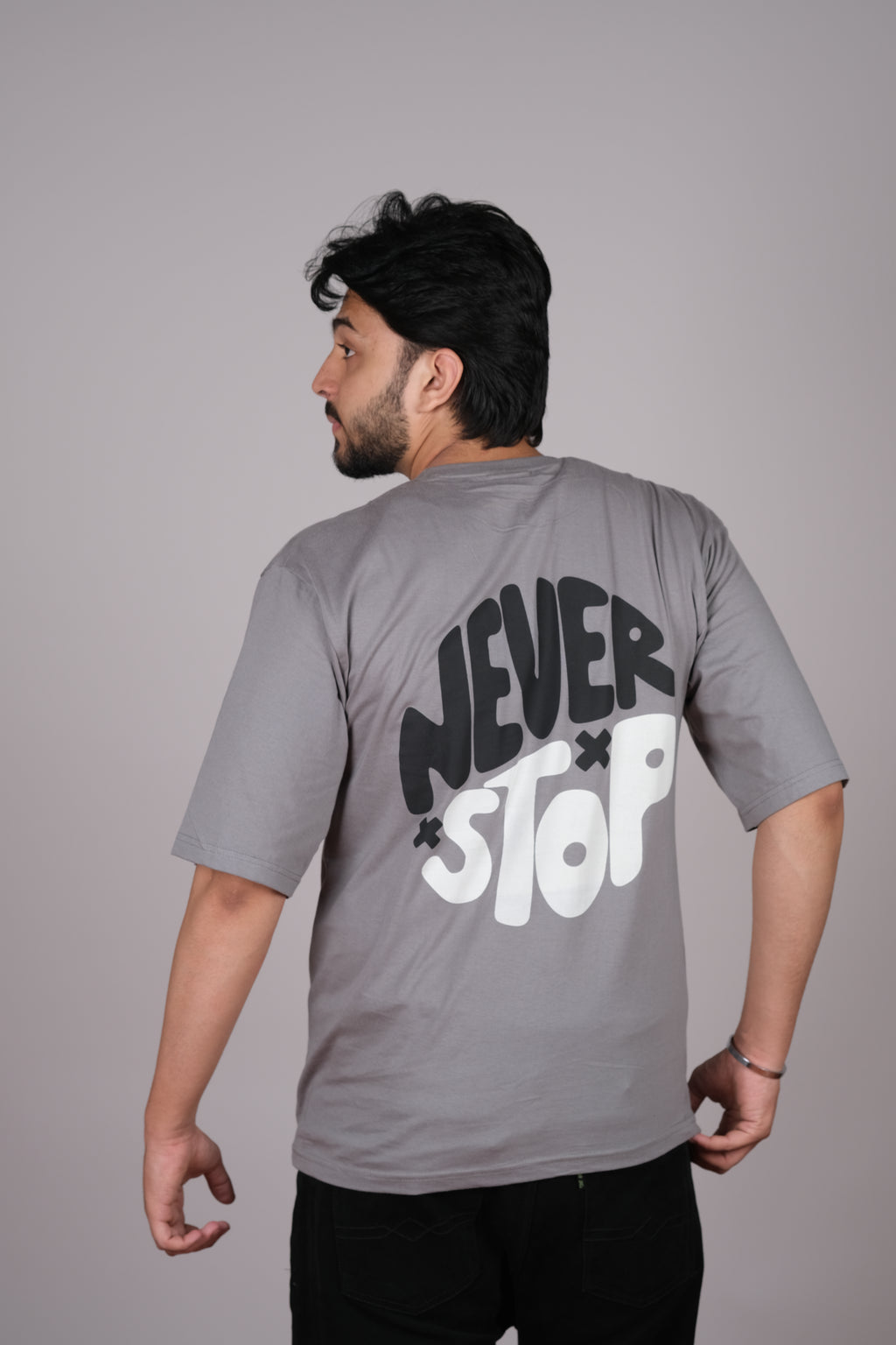 Gray Oversized T-Shirt